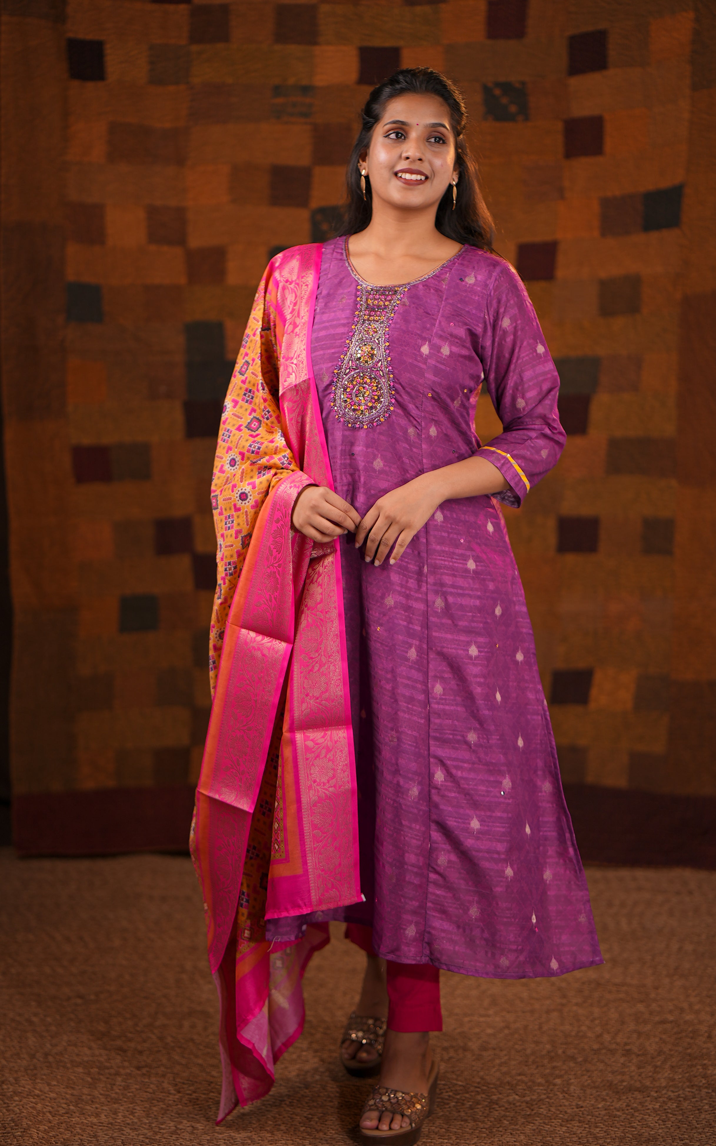 stylish Office wear Aline  kurti for wome