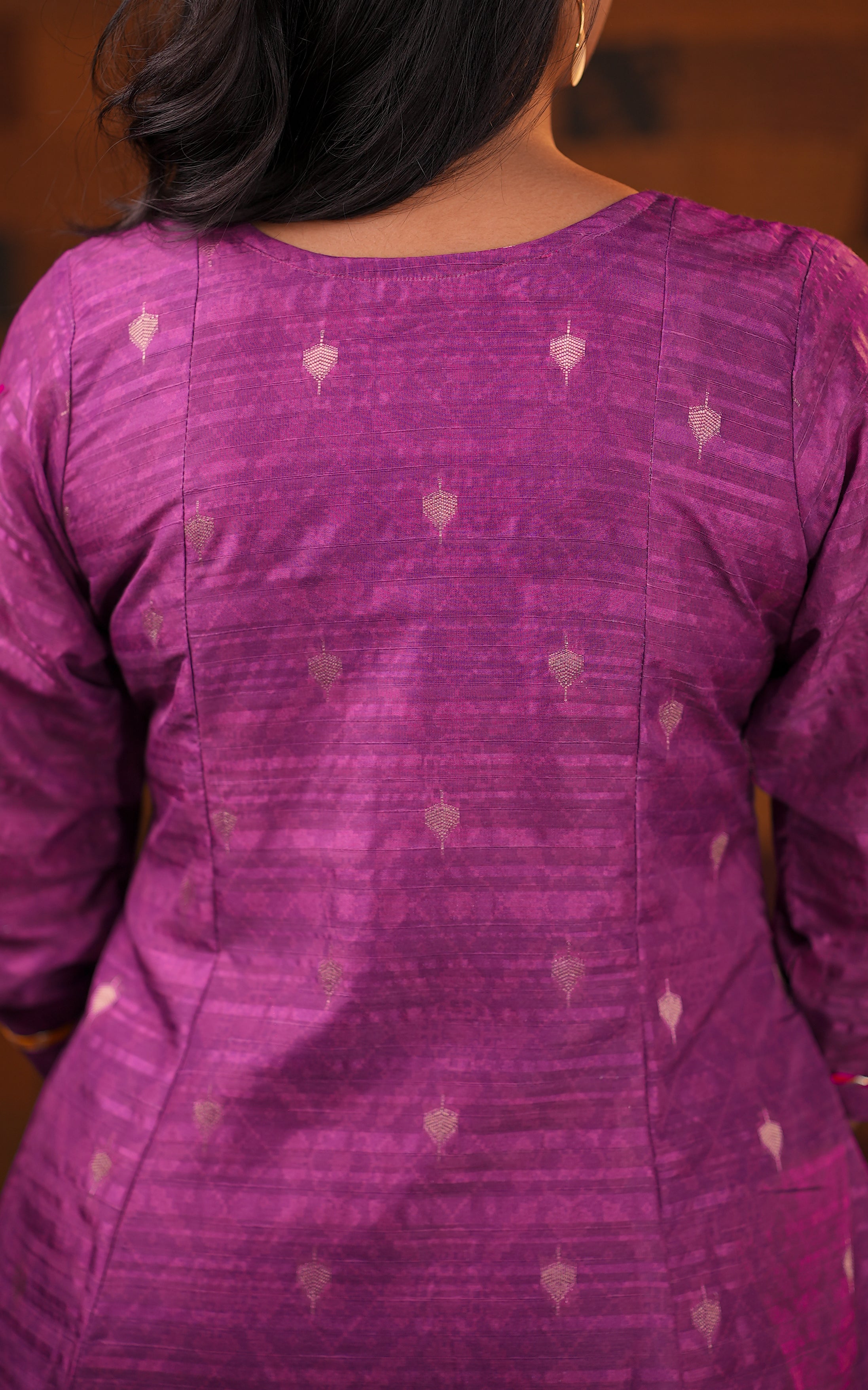 Aline kurti with 3/4 sleeves