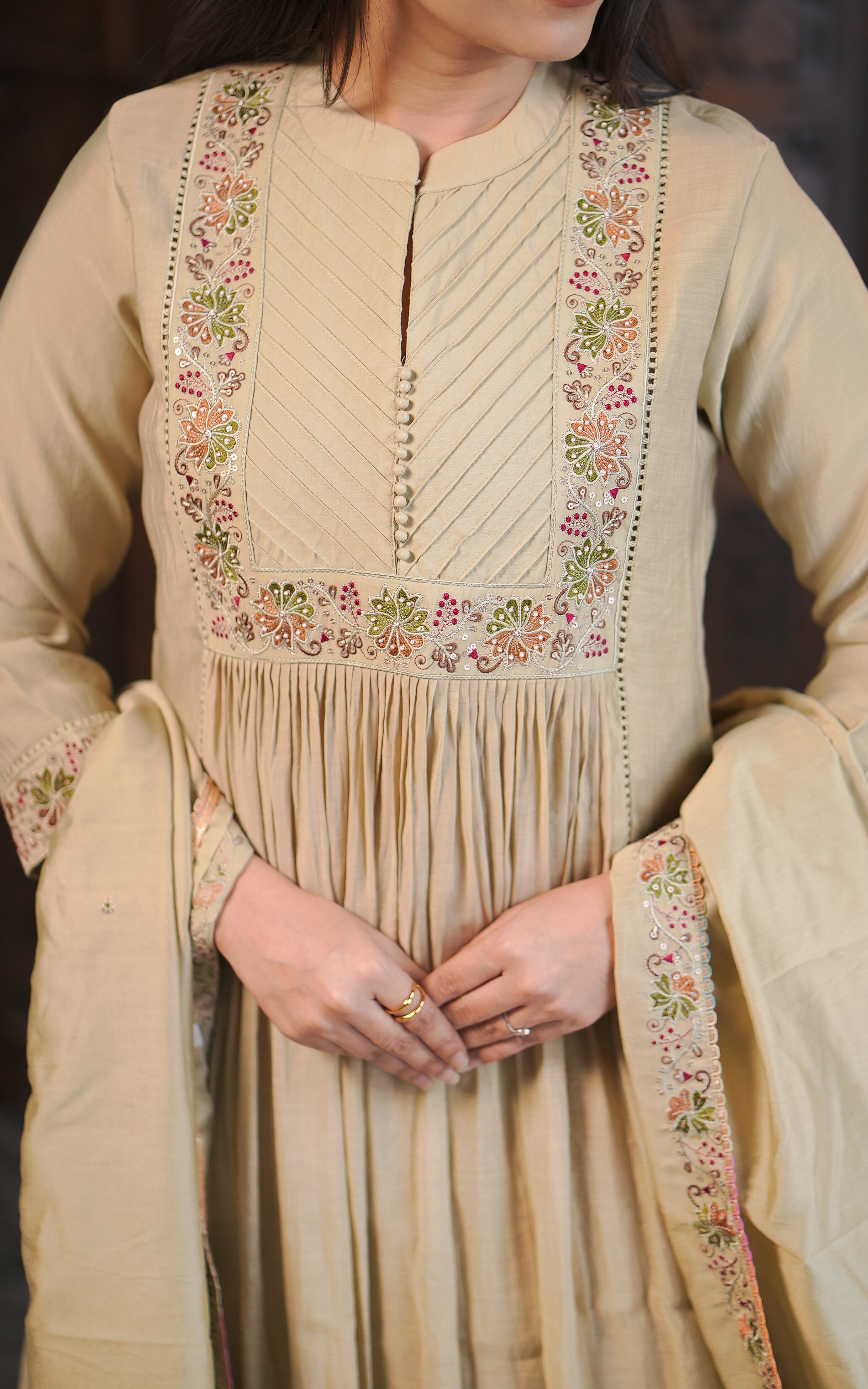 Oviyam (Kurti+Pant+Dupatta)