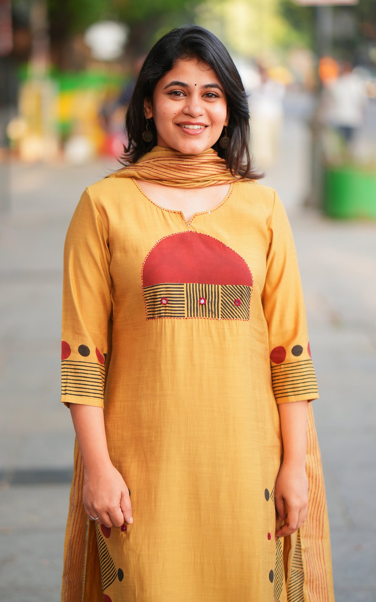 Bhavanathi Handblock (Kurti+Pant+Dupatta)