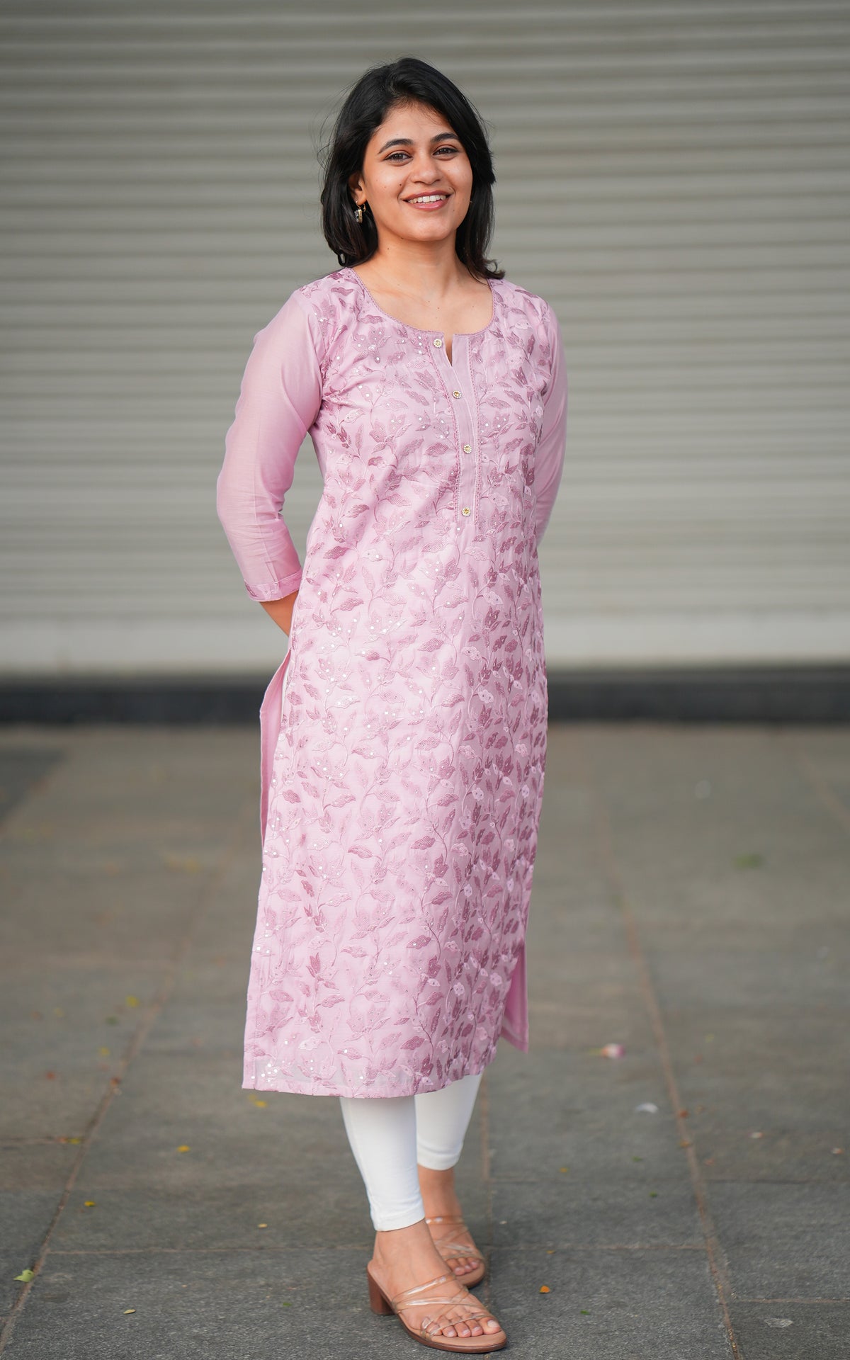 Rithuska Onion Pink (Only Kurti)