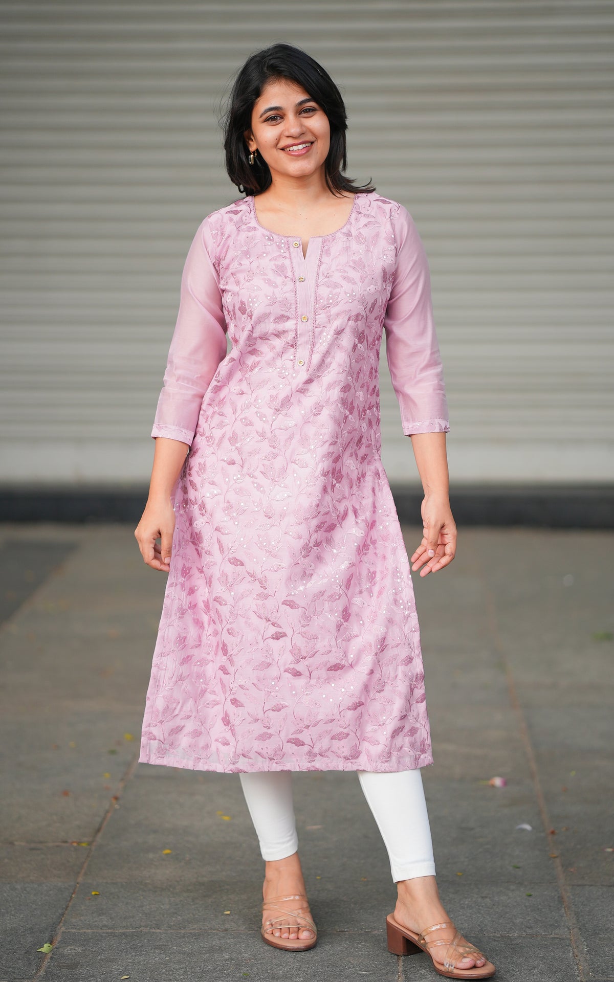 Rithuska Onion Pink (Only Kurti)