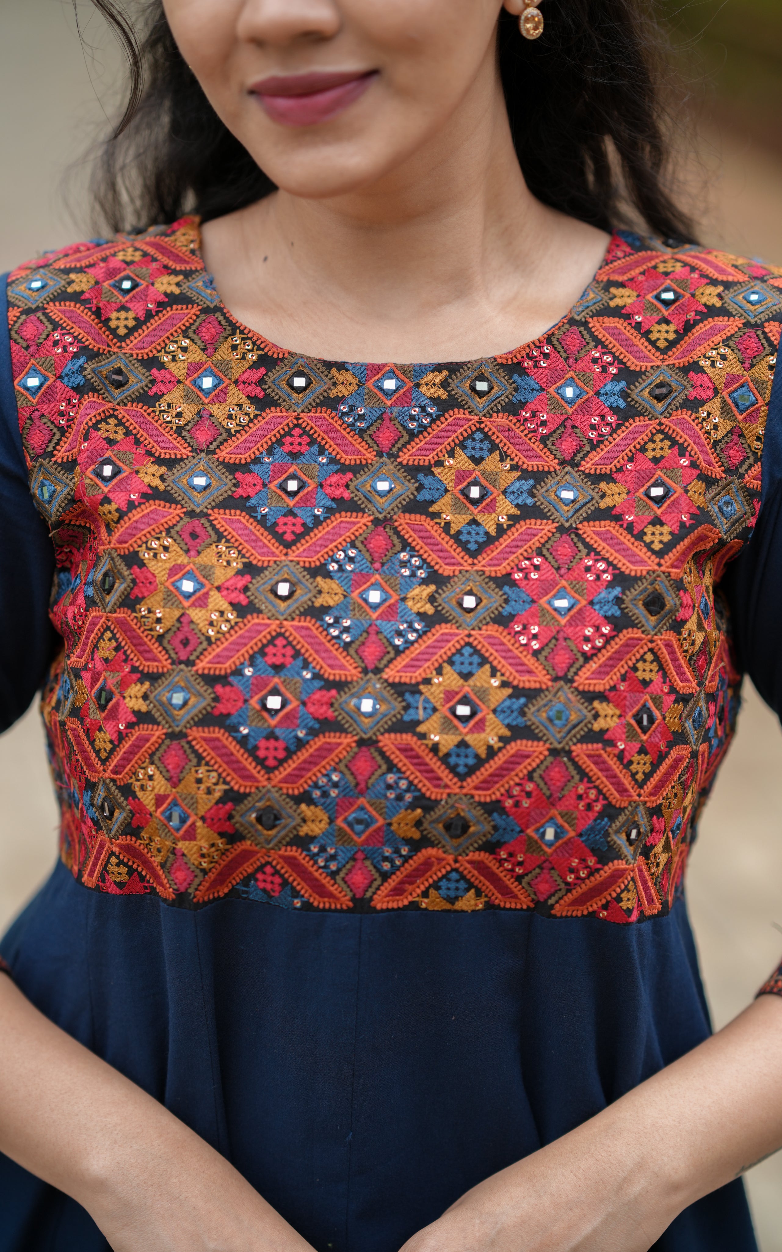 Cotton Anarkali kurti for casual wear