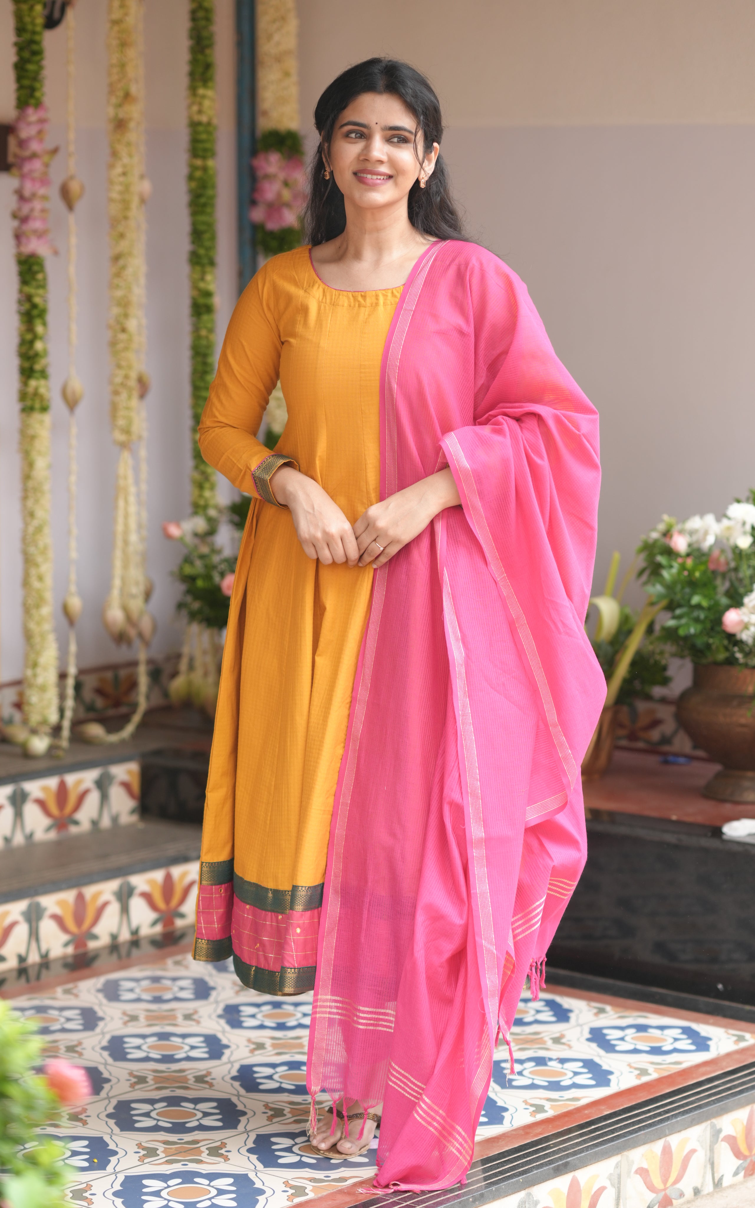 Cotton anarkali for women