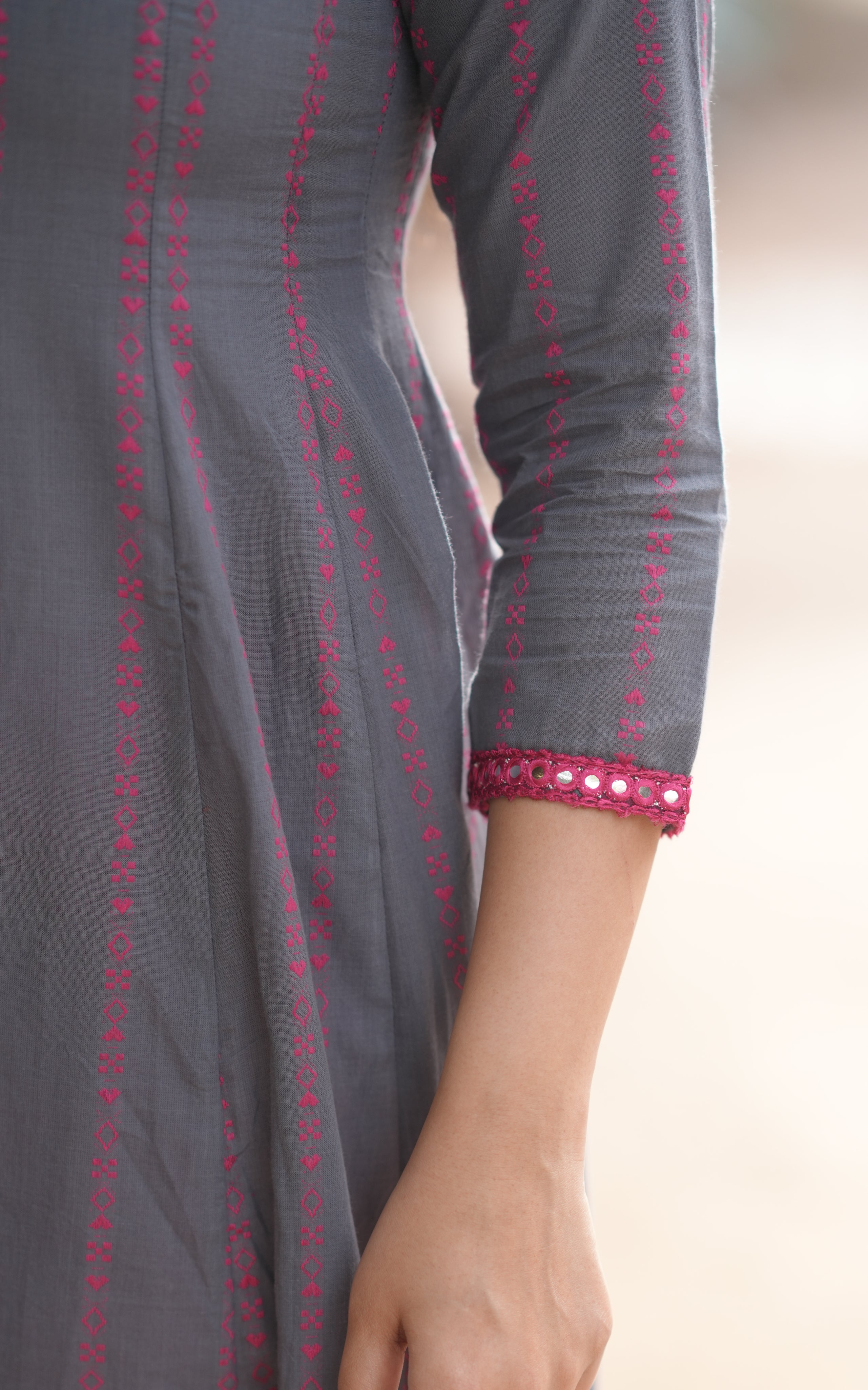 Cotton Anarkali kurti for casual wear