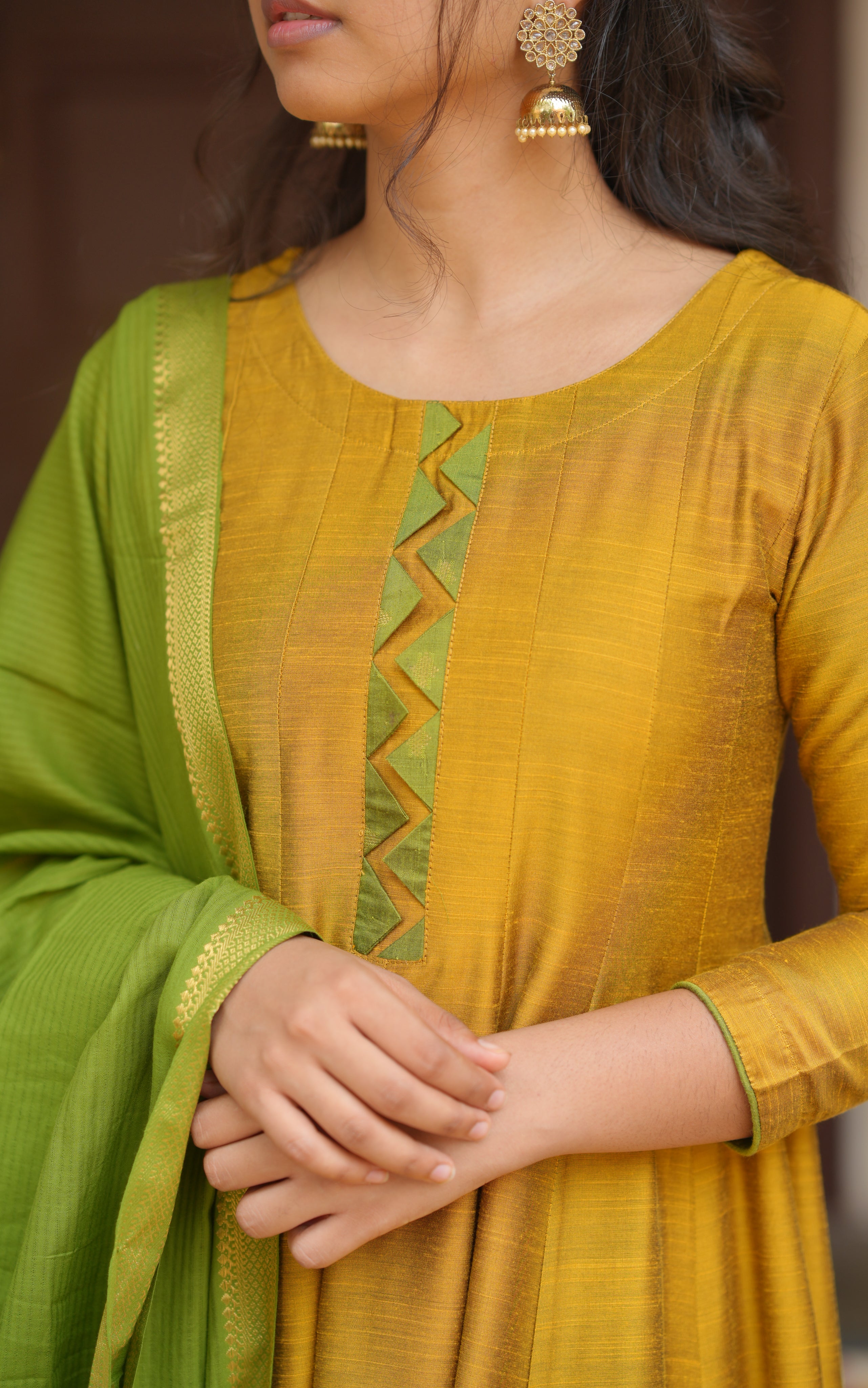 Silk Anarkali for festive season