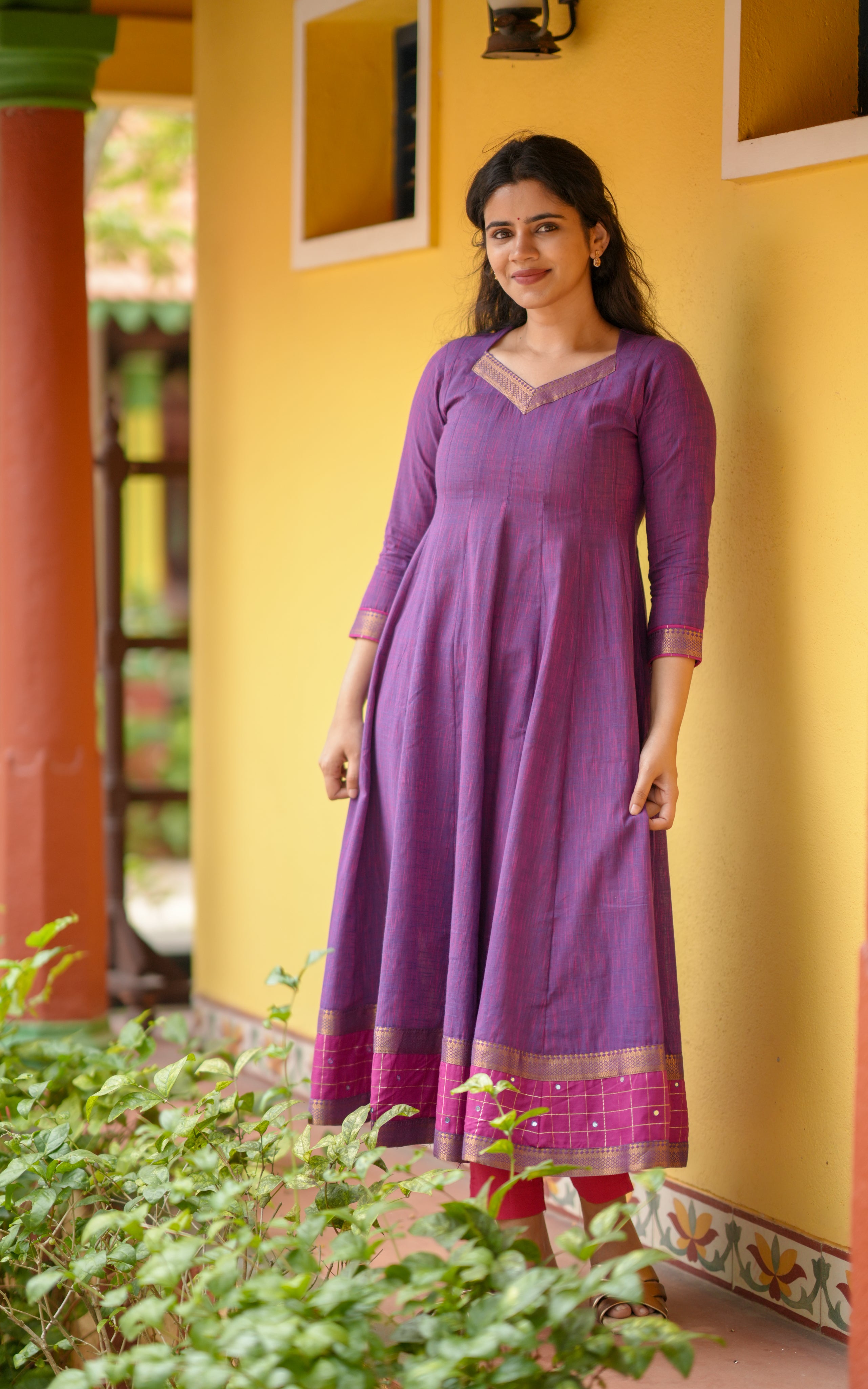 Full flared anarkali 