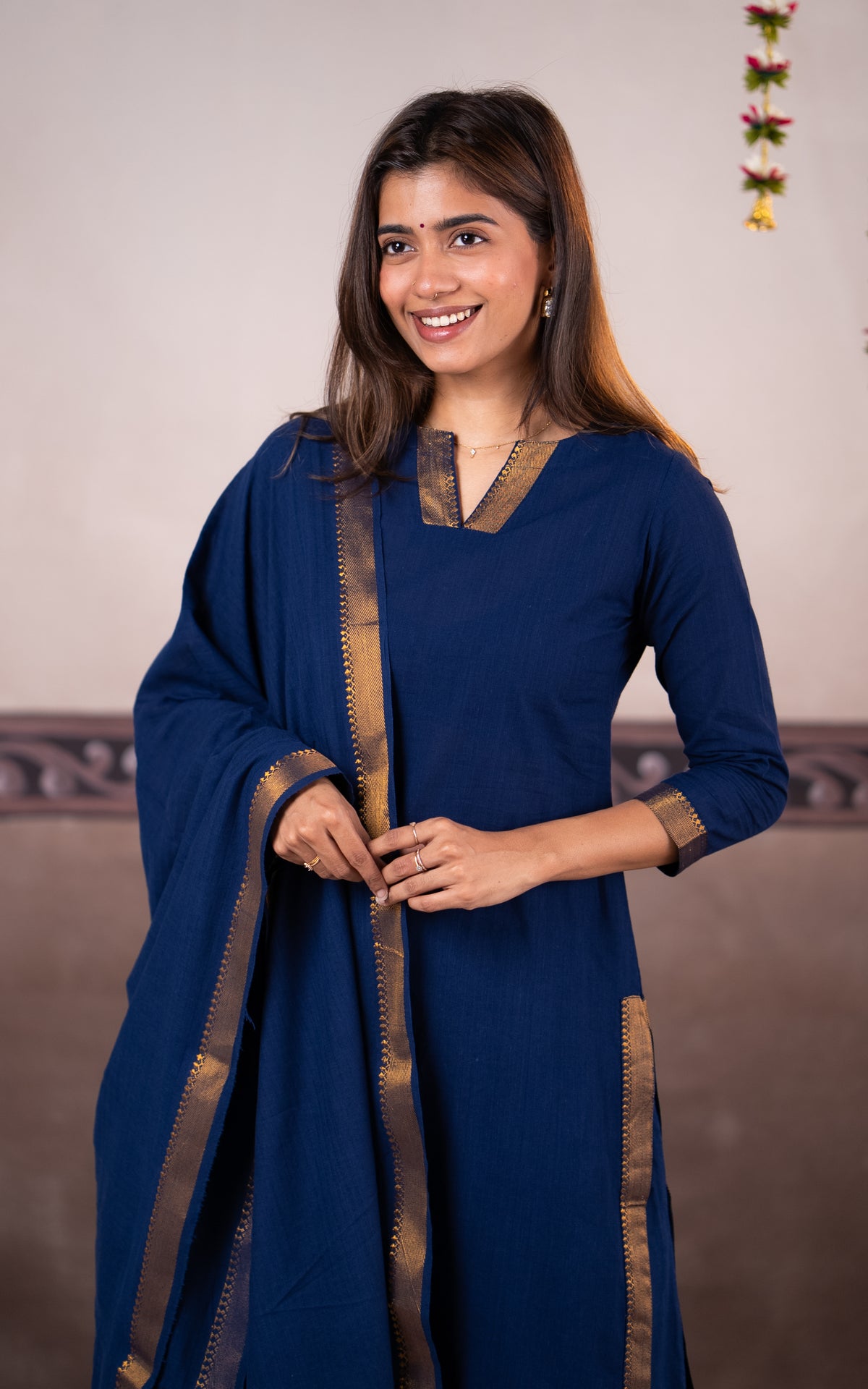 Vintage Set B (Kurti+Pant+Dupatta)