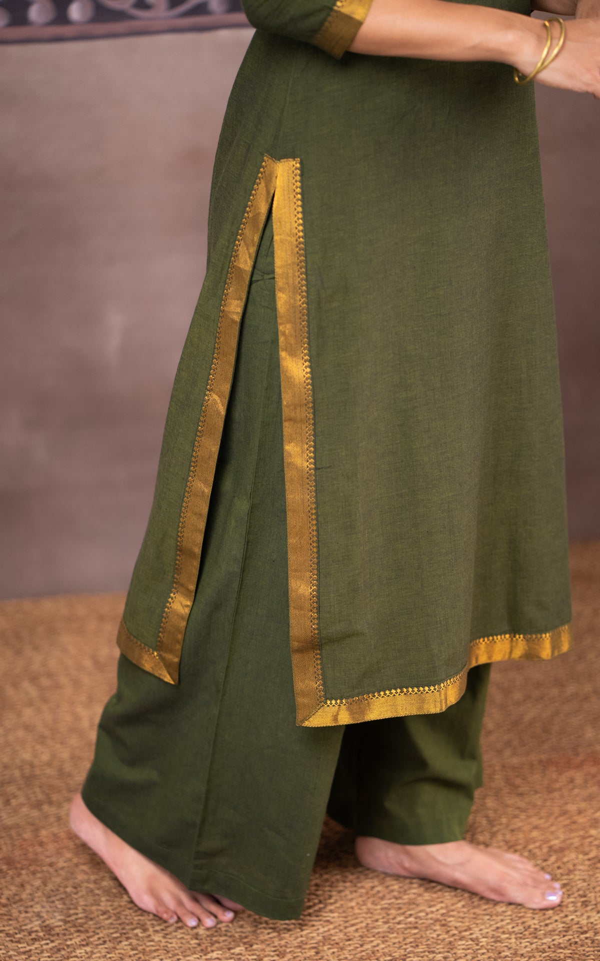 Vintage Set D (Kurti+Pant+Dupatta)