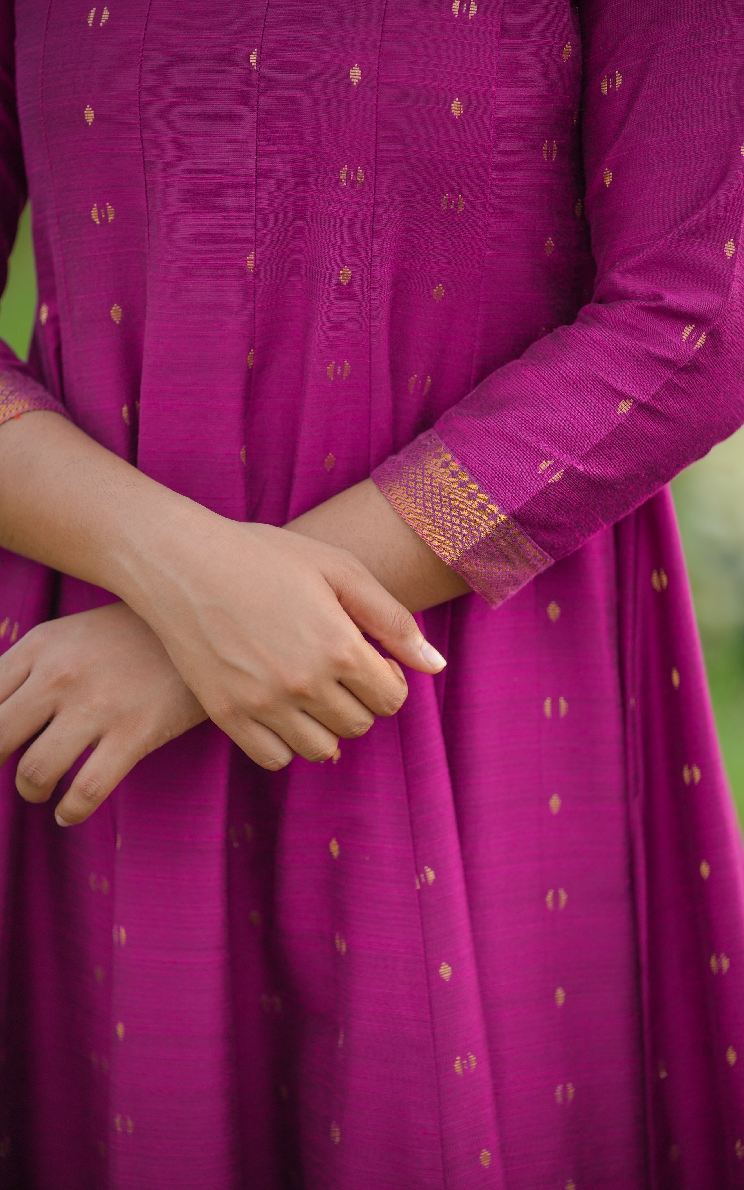 Heavy Anarkali kurti for festive
