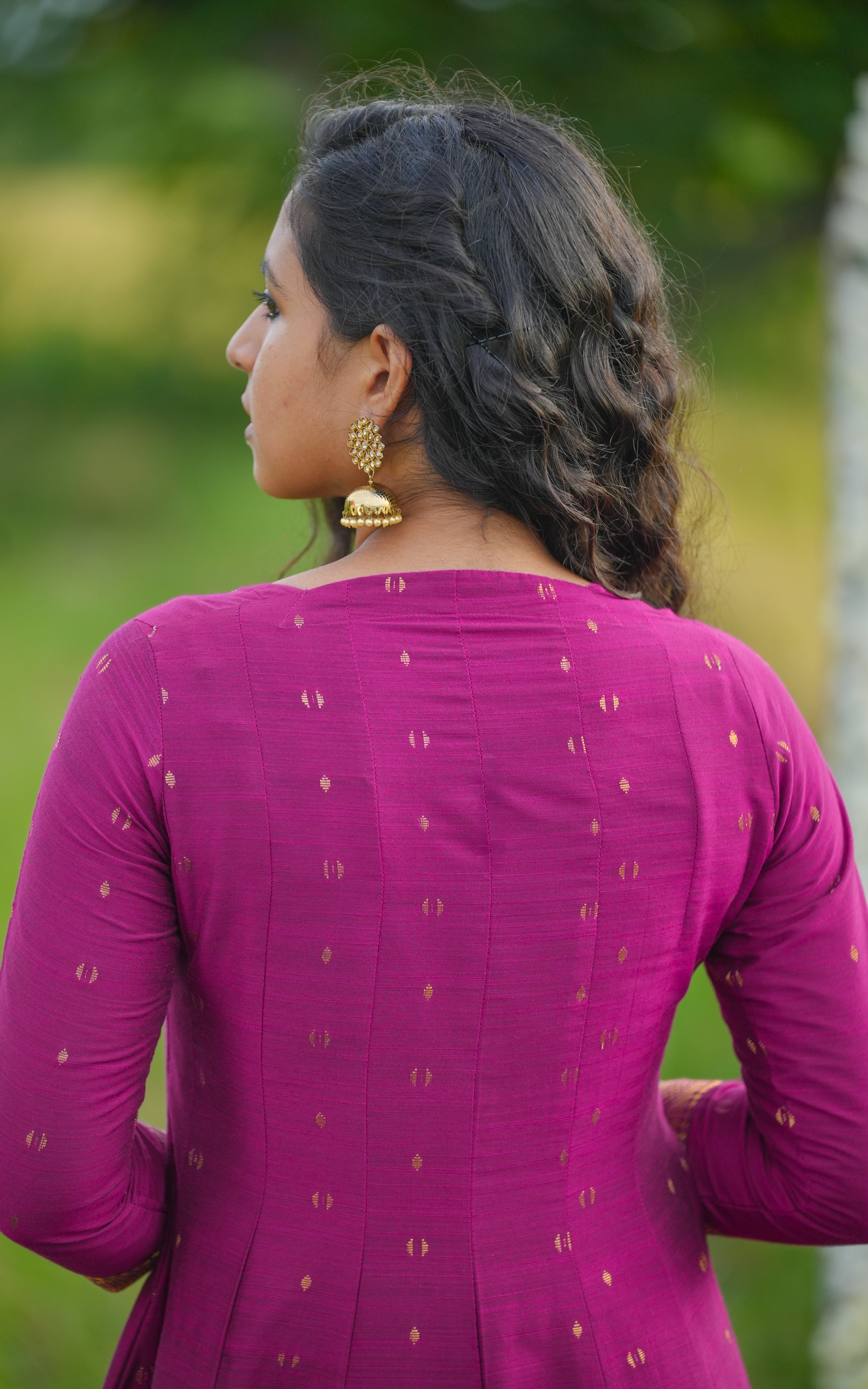Long Anarkali gown-style kurti