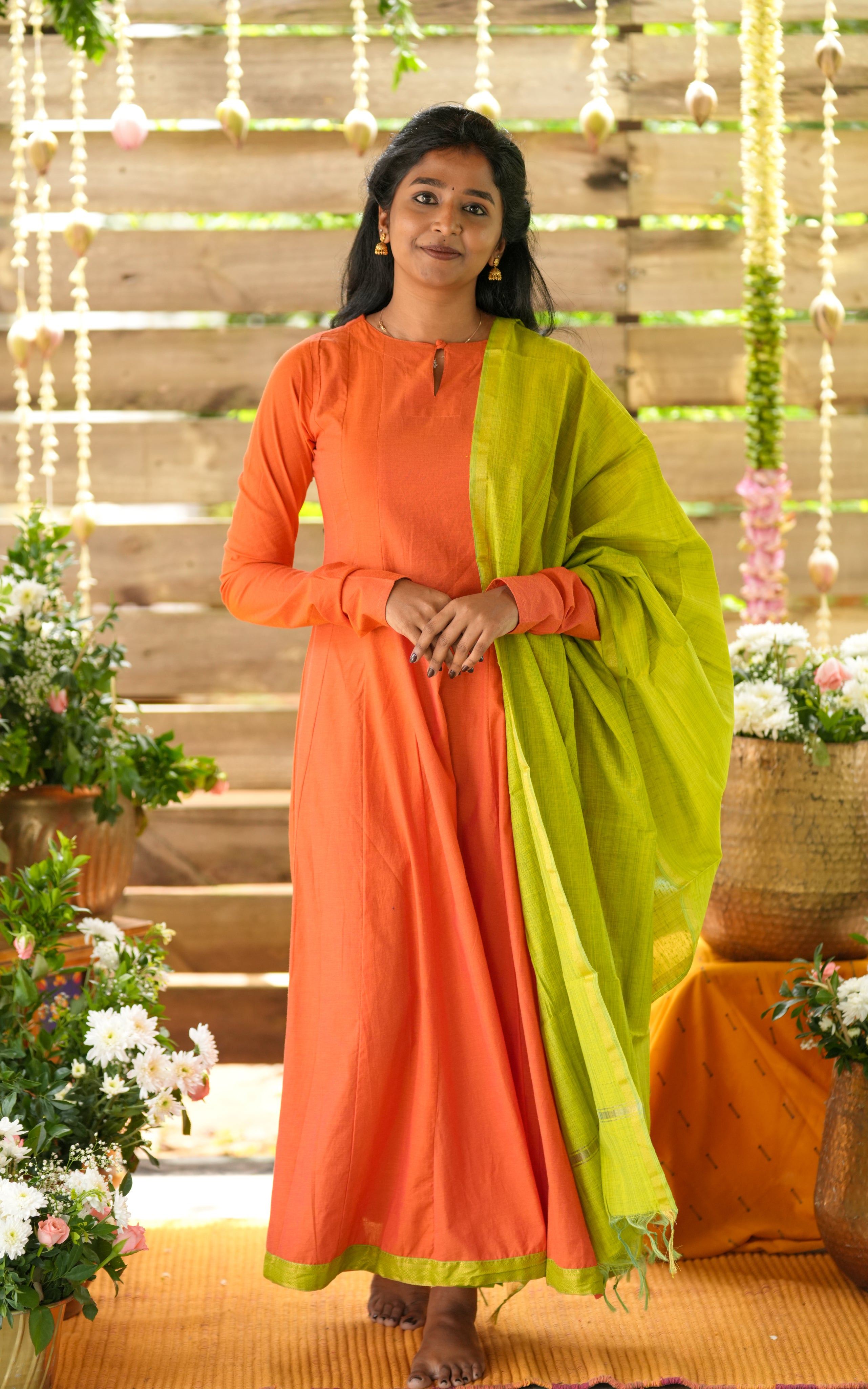 This outfit is a recreation of Nayanthara’s look from the movie Annapoorani
