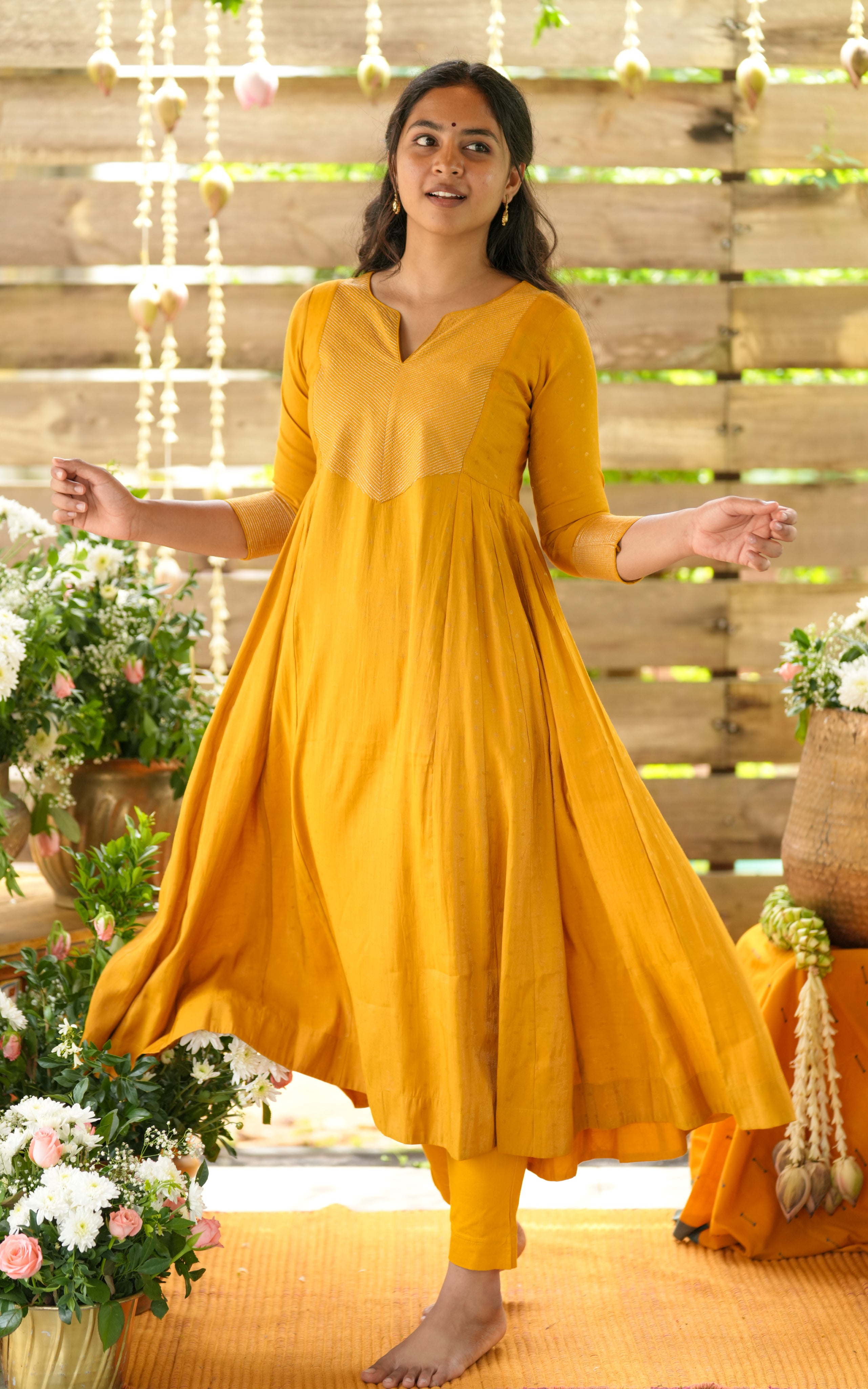 Anarkali kurti for festive occasions