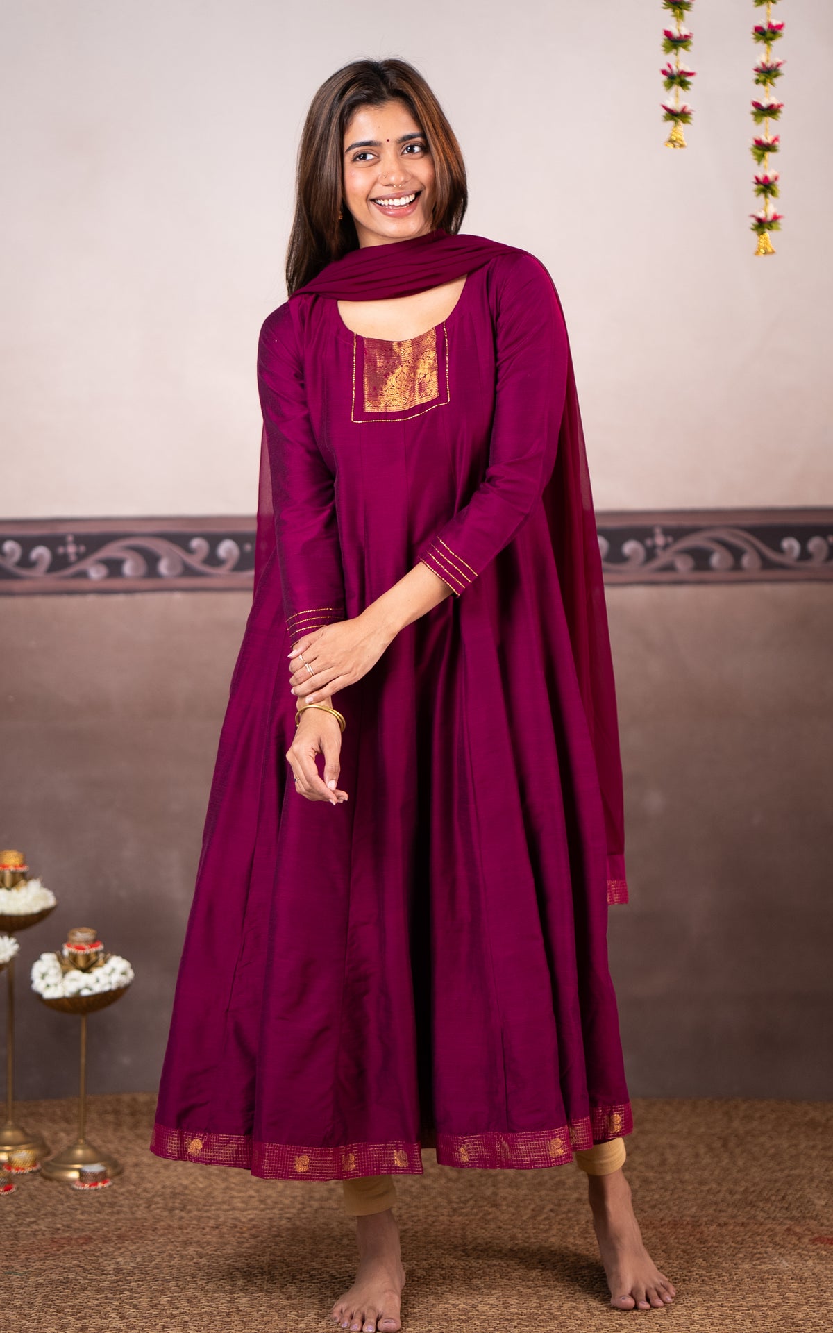 Vintage C (Kurti+Dupatta)