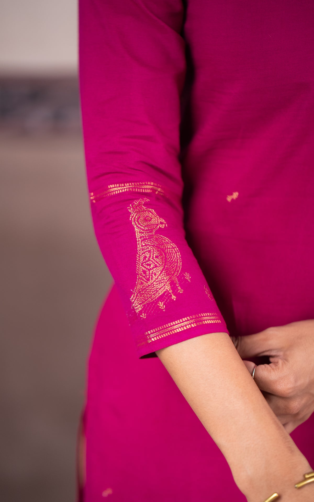 Paingili Pink (Kurti+Dupatta)
