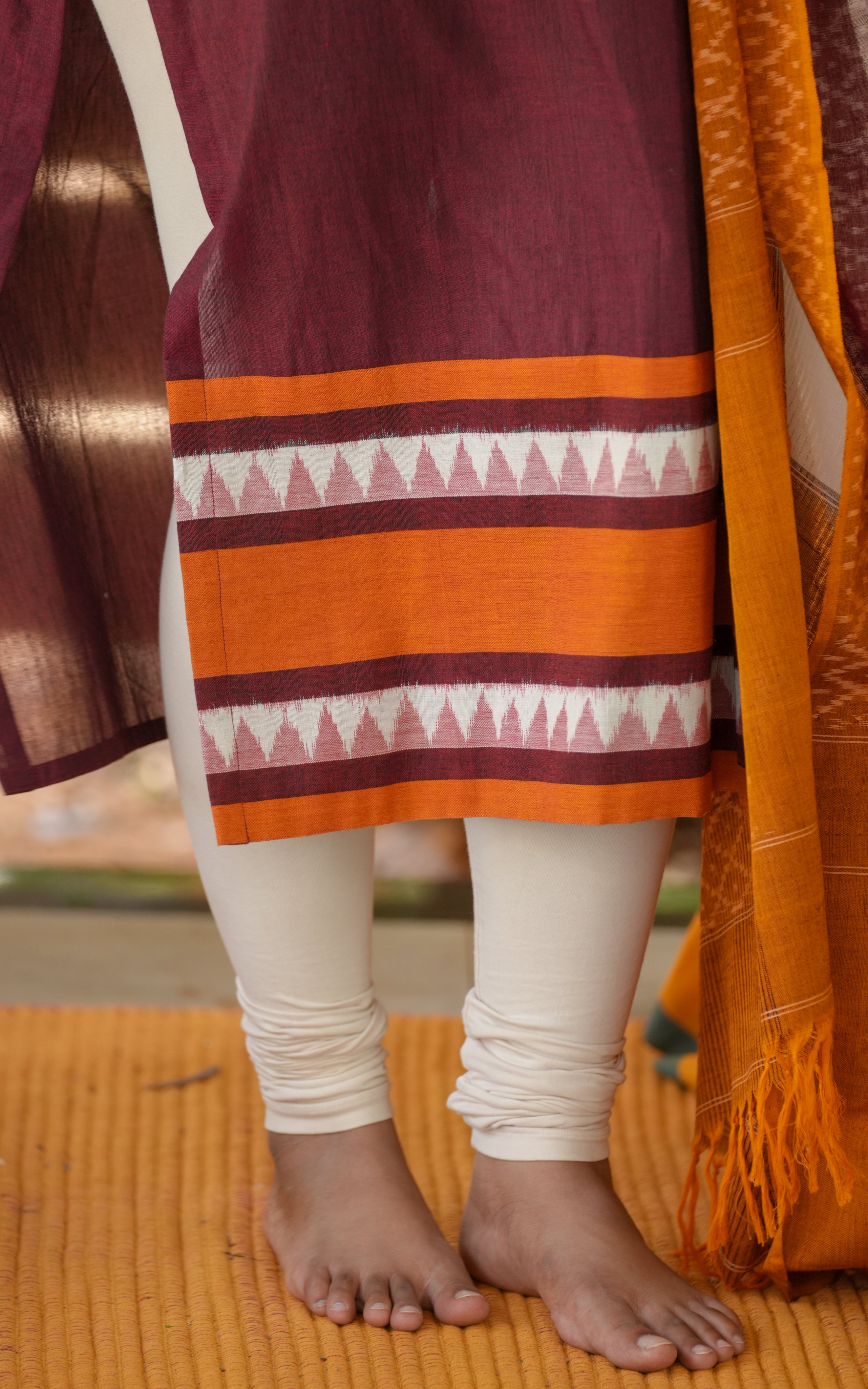 Movie recreation kurti inspired by Hansika’s look from Manithan ‘Aval’ song