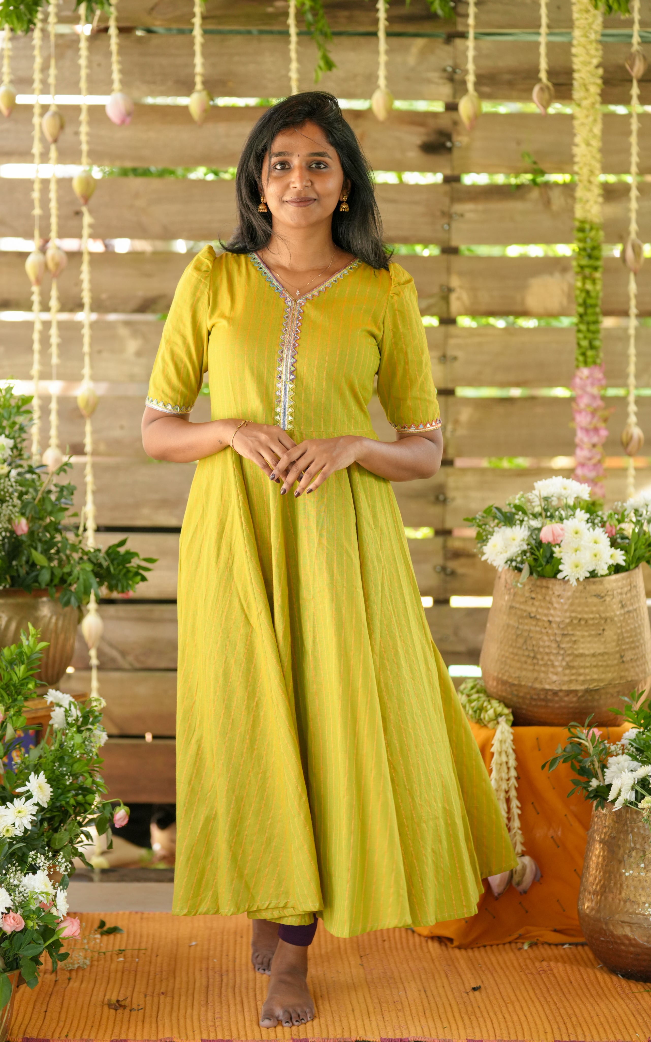 This outfit is a recreation of Nayanthara’s look from the movie Annapoorani
