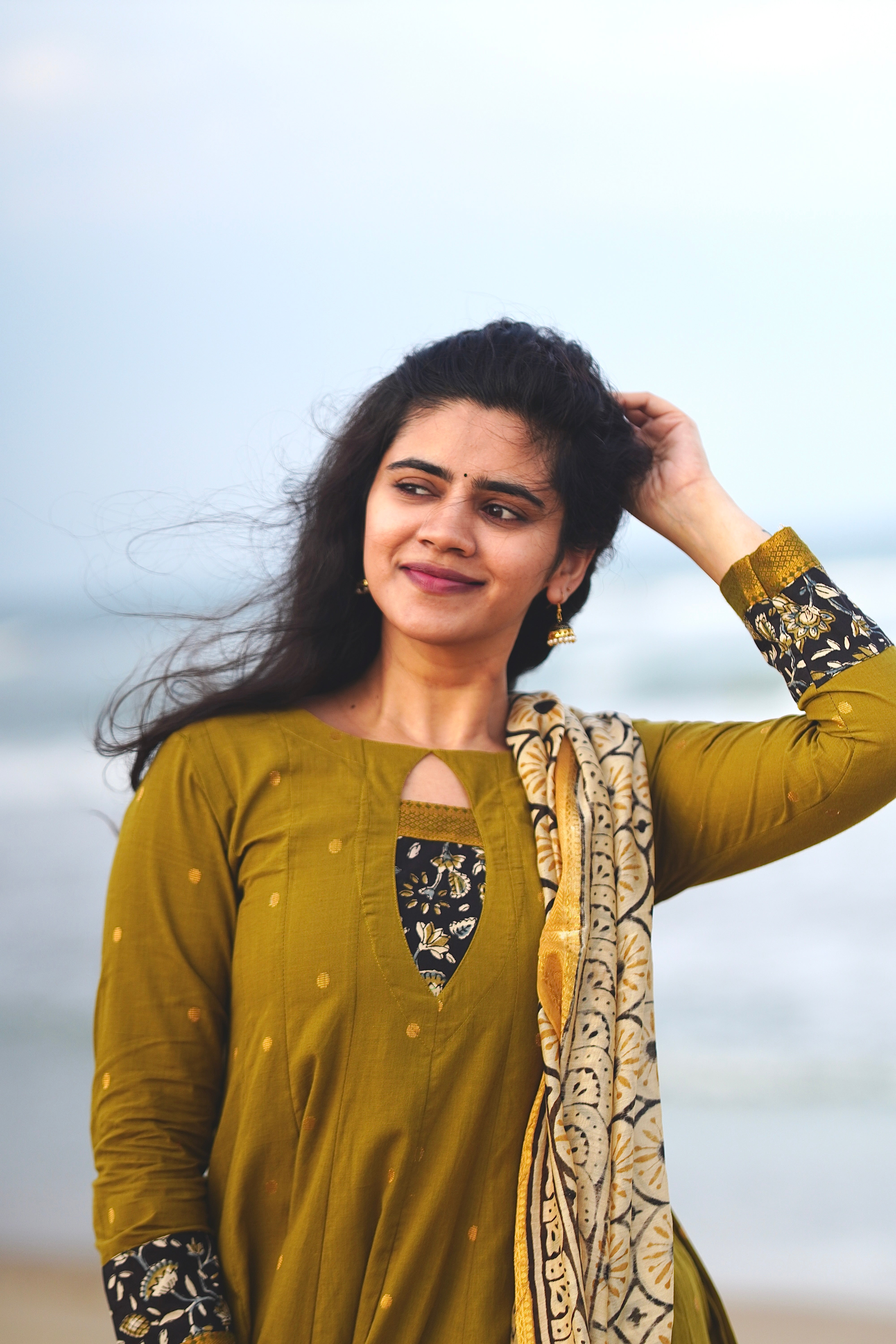Aazhimathi (Kurti+Dupatta)