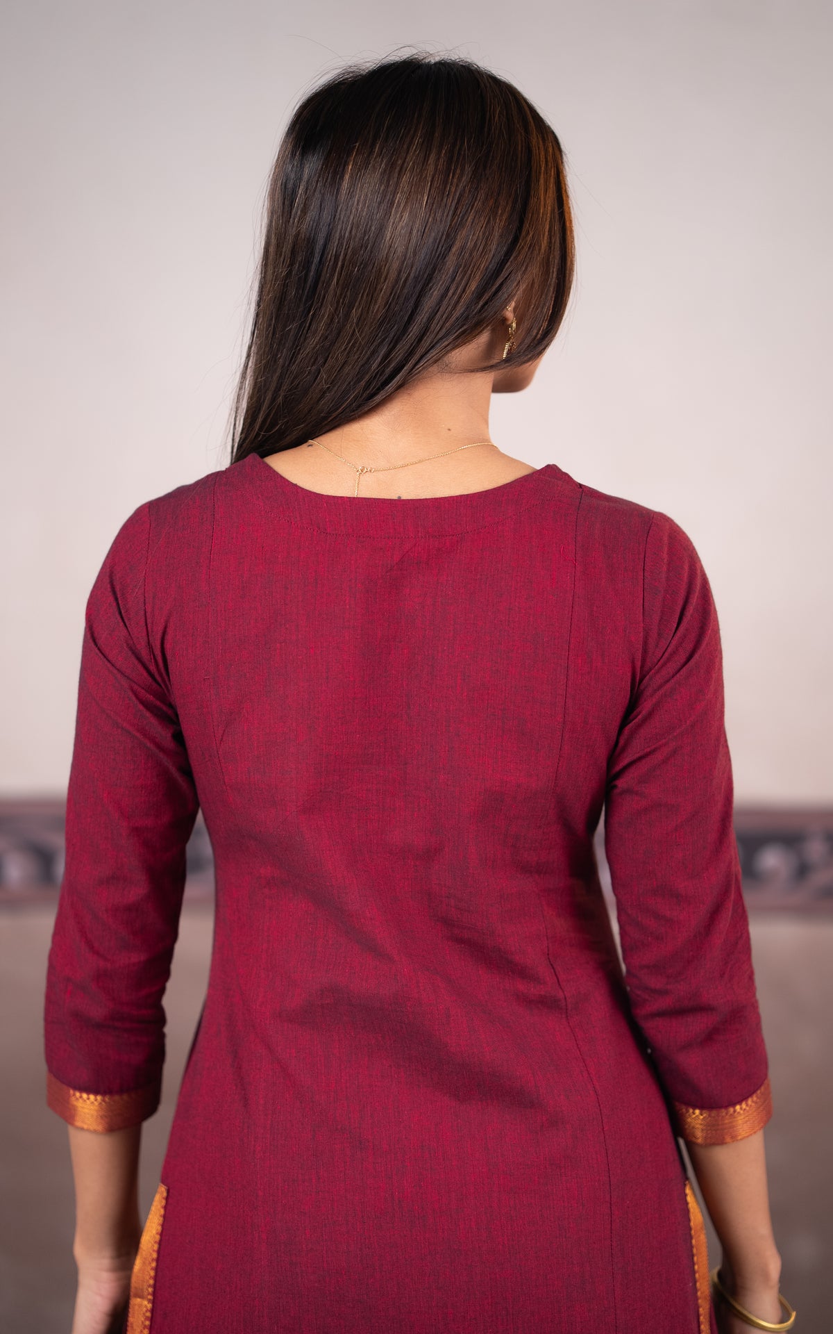 Vintage Set F (Kurti+Pant+Dupatta)
