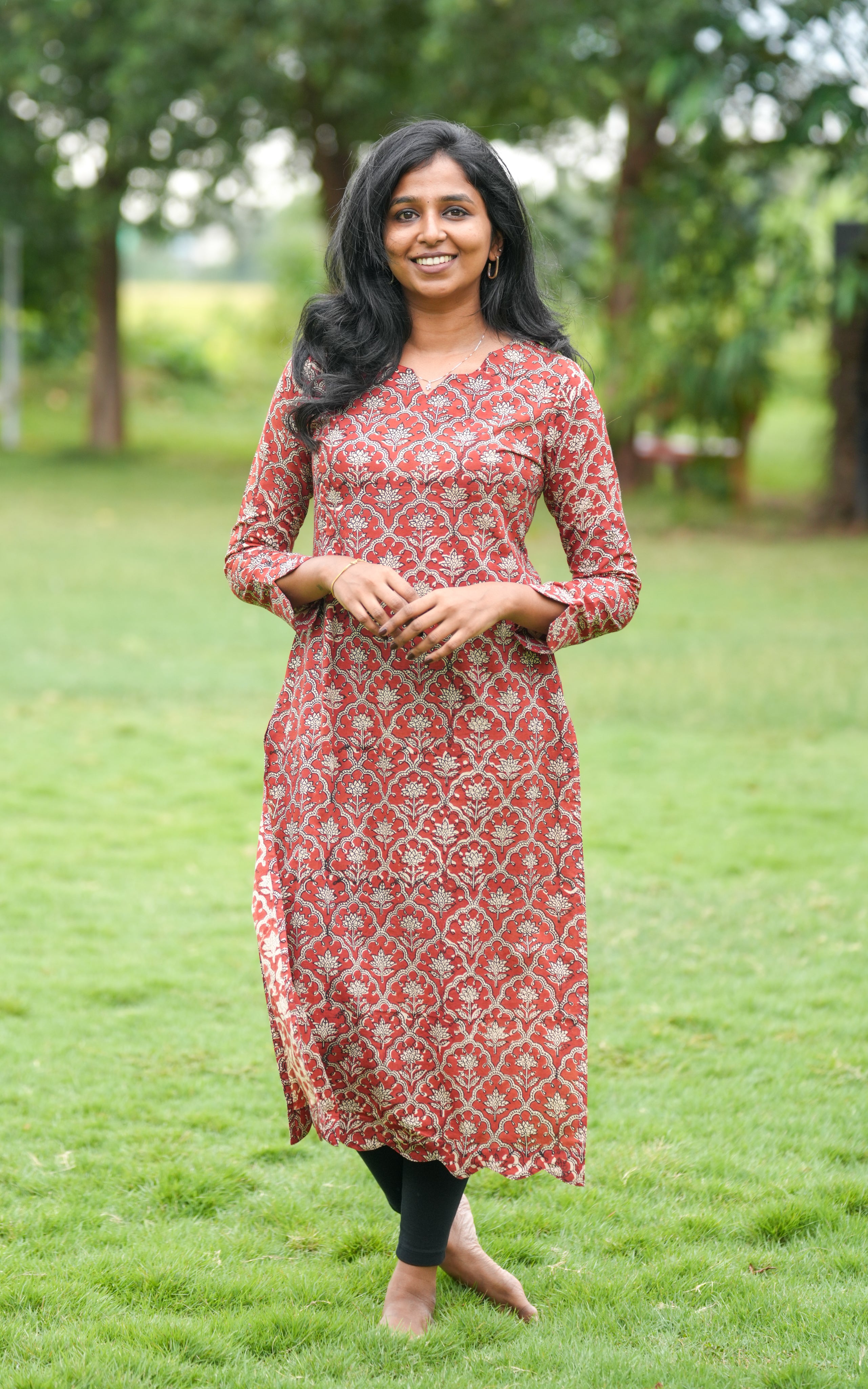 Simple ethnic wear for women
