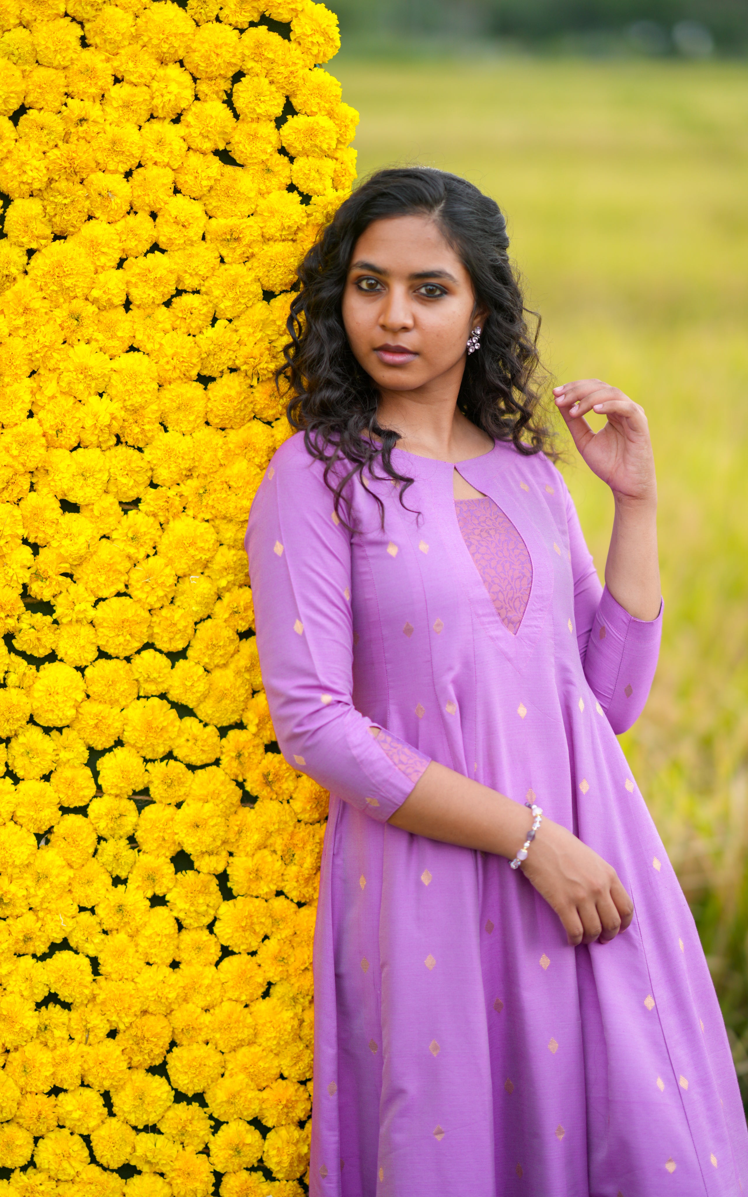 Soft Lavender (Pastel Purple) kurti