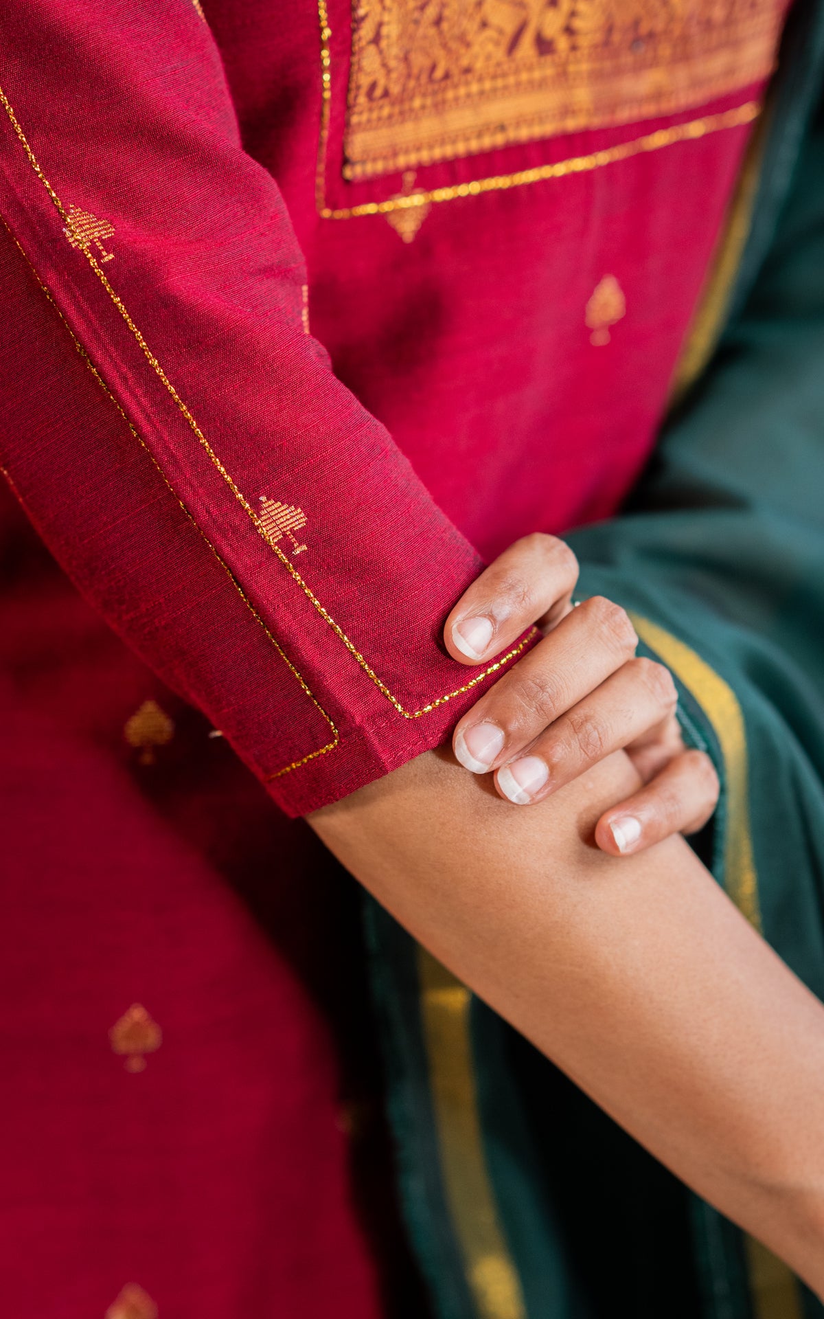 Vintage Motifs (Kurti+Dupatta)