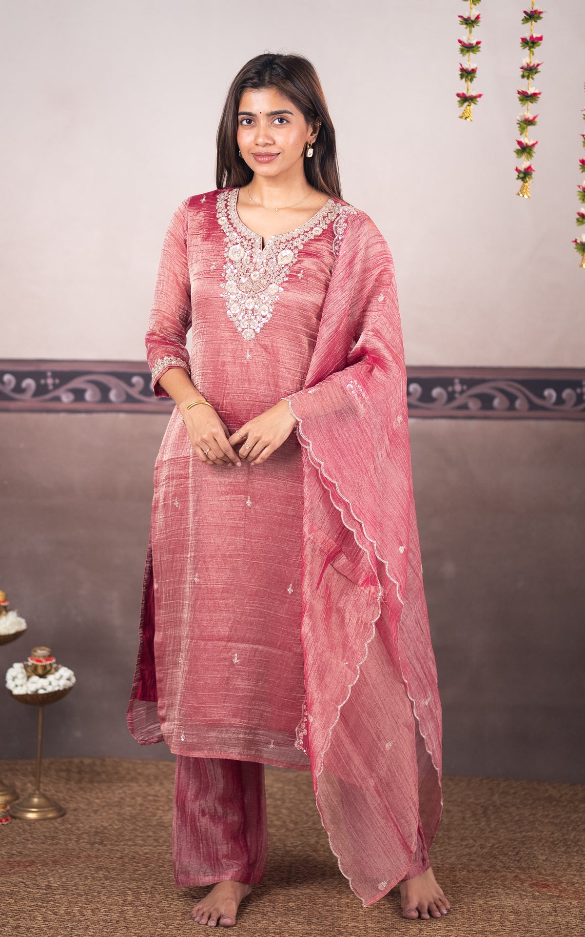 Shimmer Specials A (Kurti+Pant+Dupatta)