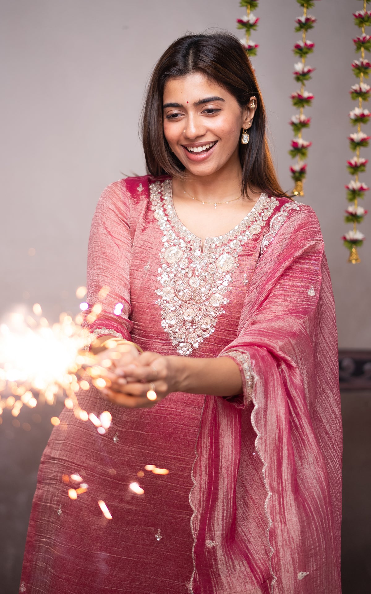 Shimmer Specials A (Kurti+Pant+Dupatta)