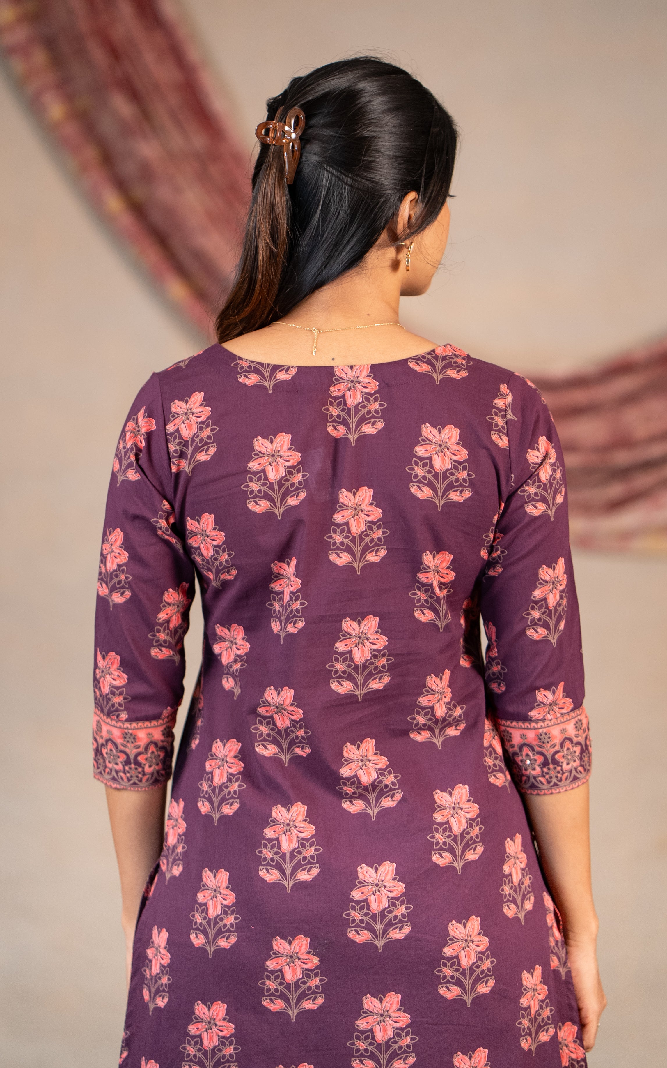 Stylish printed cotton kurti for everyday wear