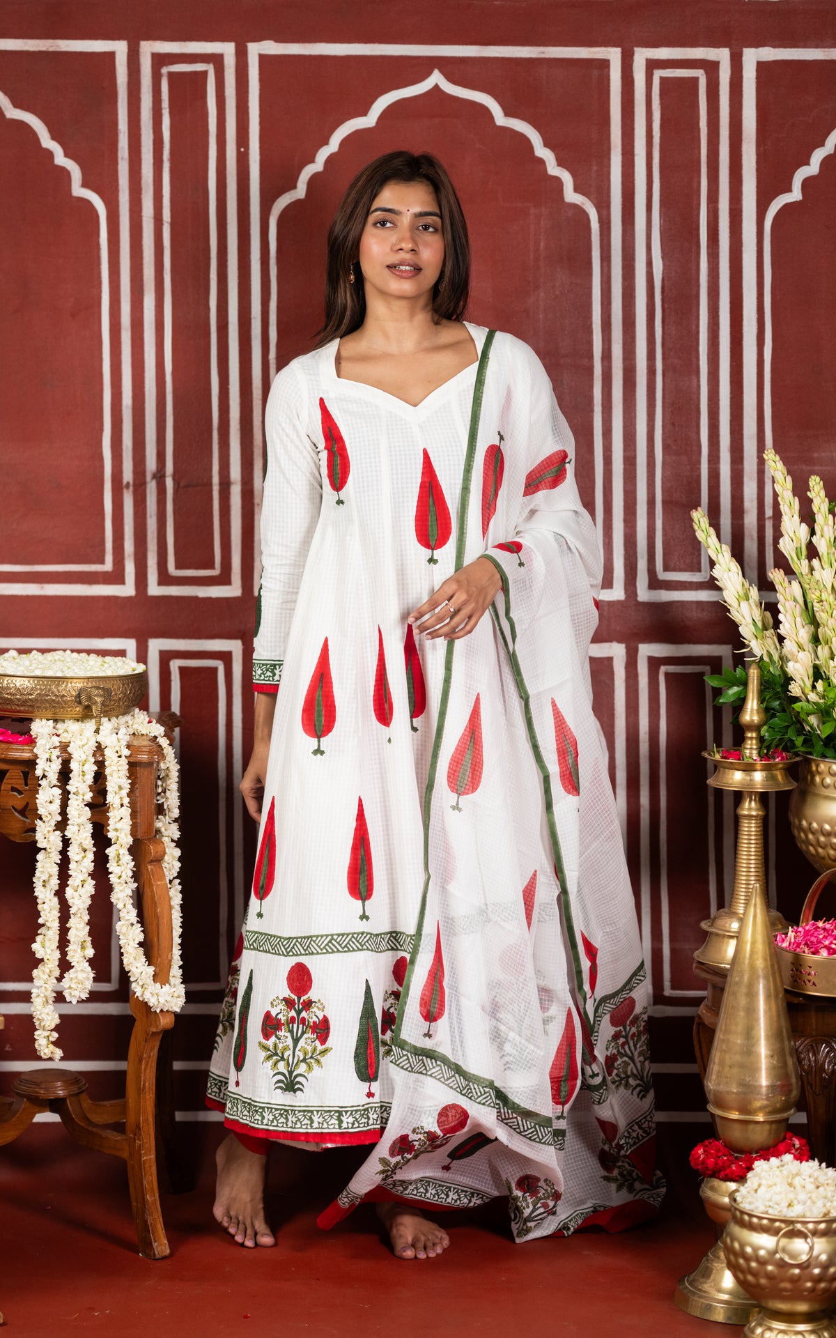 Block Magic B (Kurti+Dupatta)