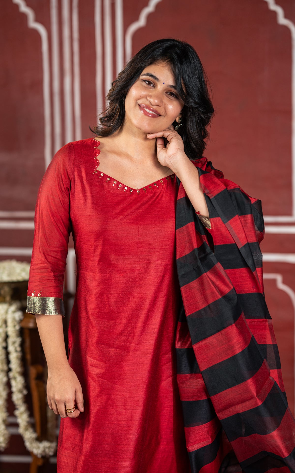 Retro Colors Naseema C (Kurti+Dupatta)