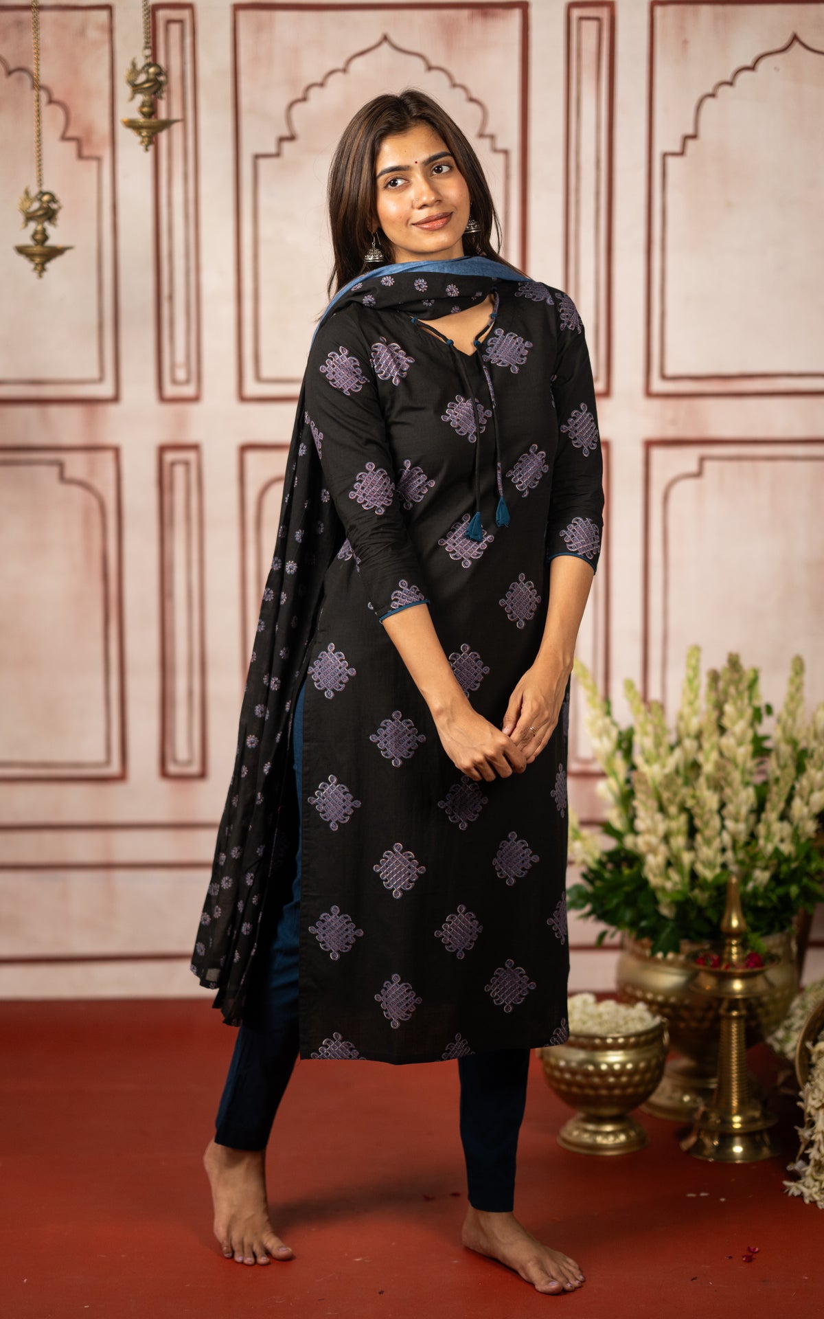 Dhinam Oru Kolam (Kurti+Dupatta)