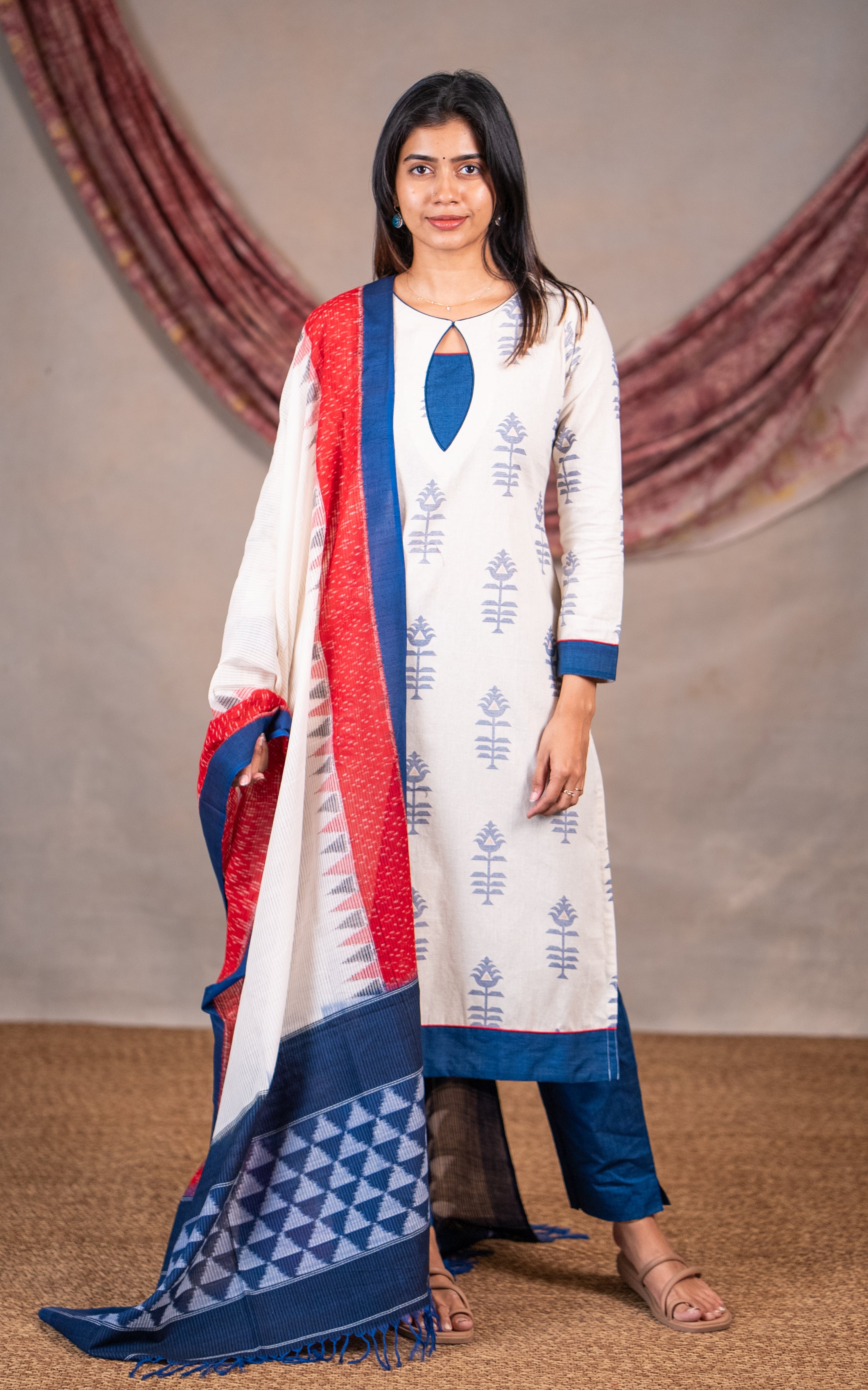 Jainy (Kurti+Pant+Dupatta)