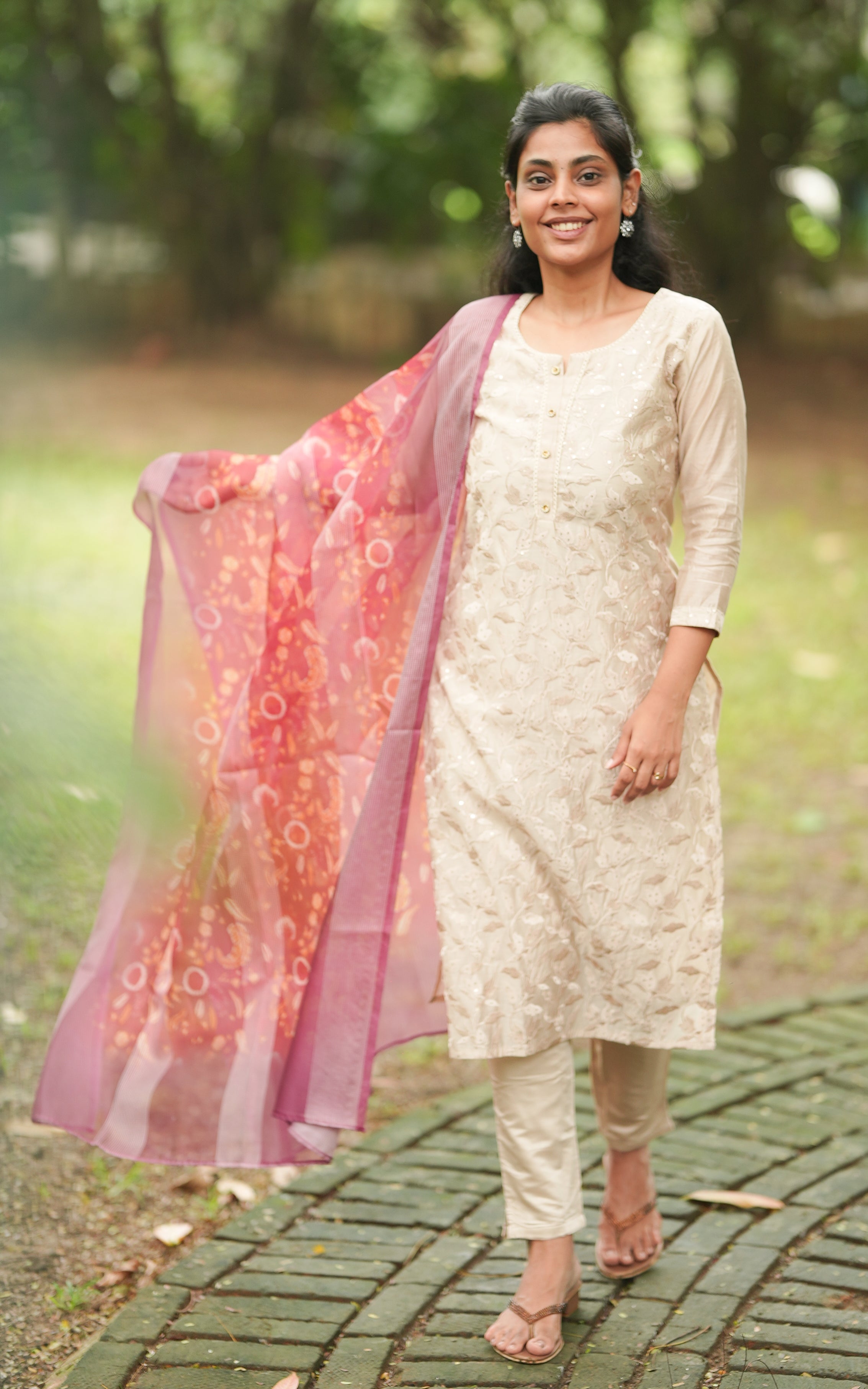 Remi (Kurti+Pant+Dupatta) KURTIS Instore