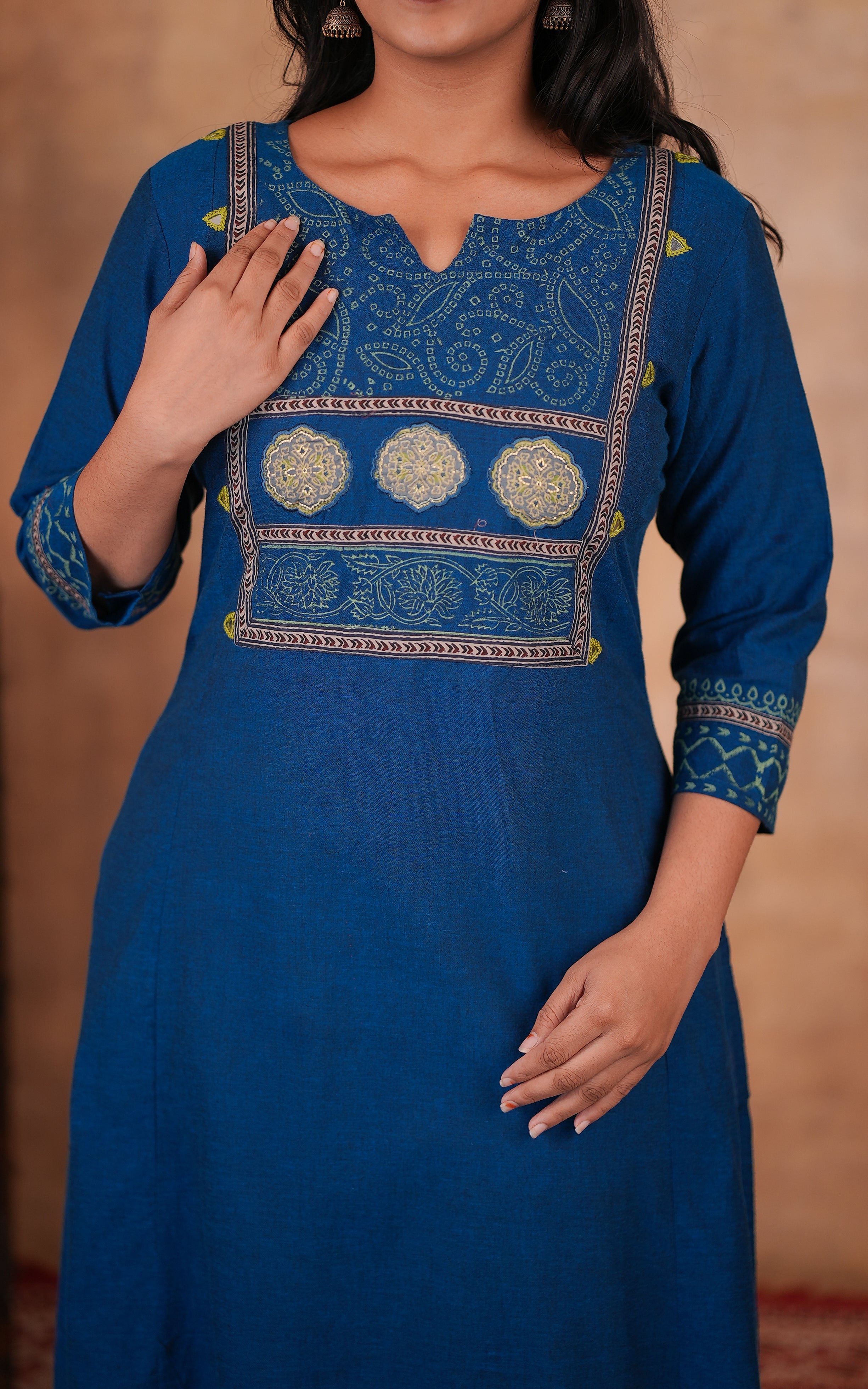 Office wear cotton Aline kurti for women