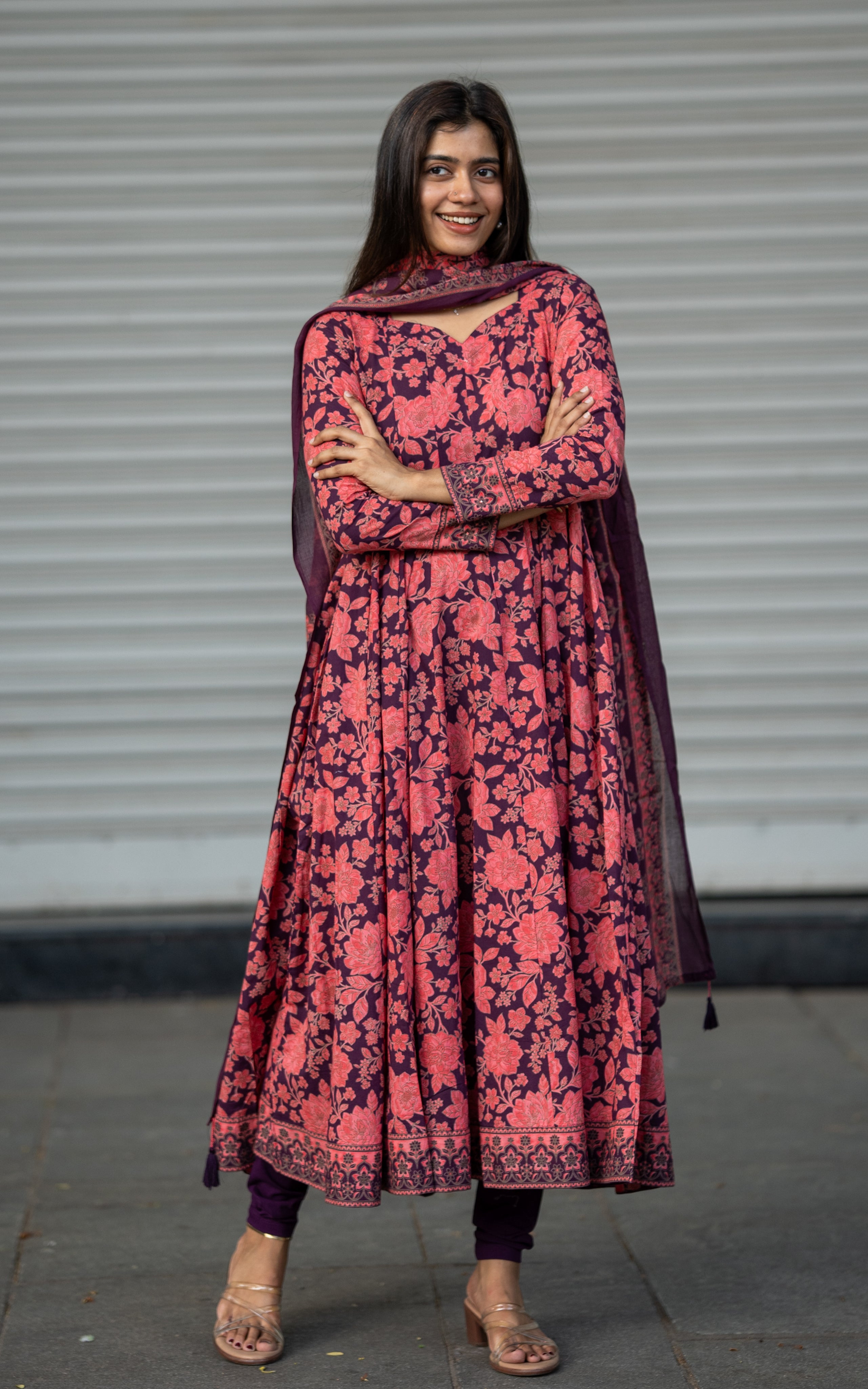 Rachana Purple (Kurti+Dupatta)