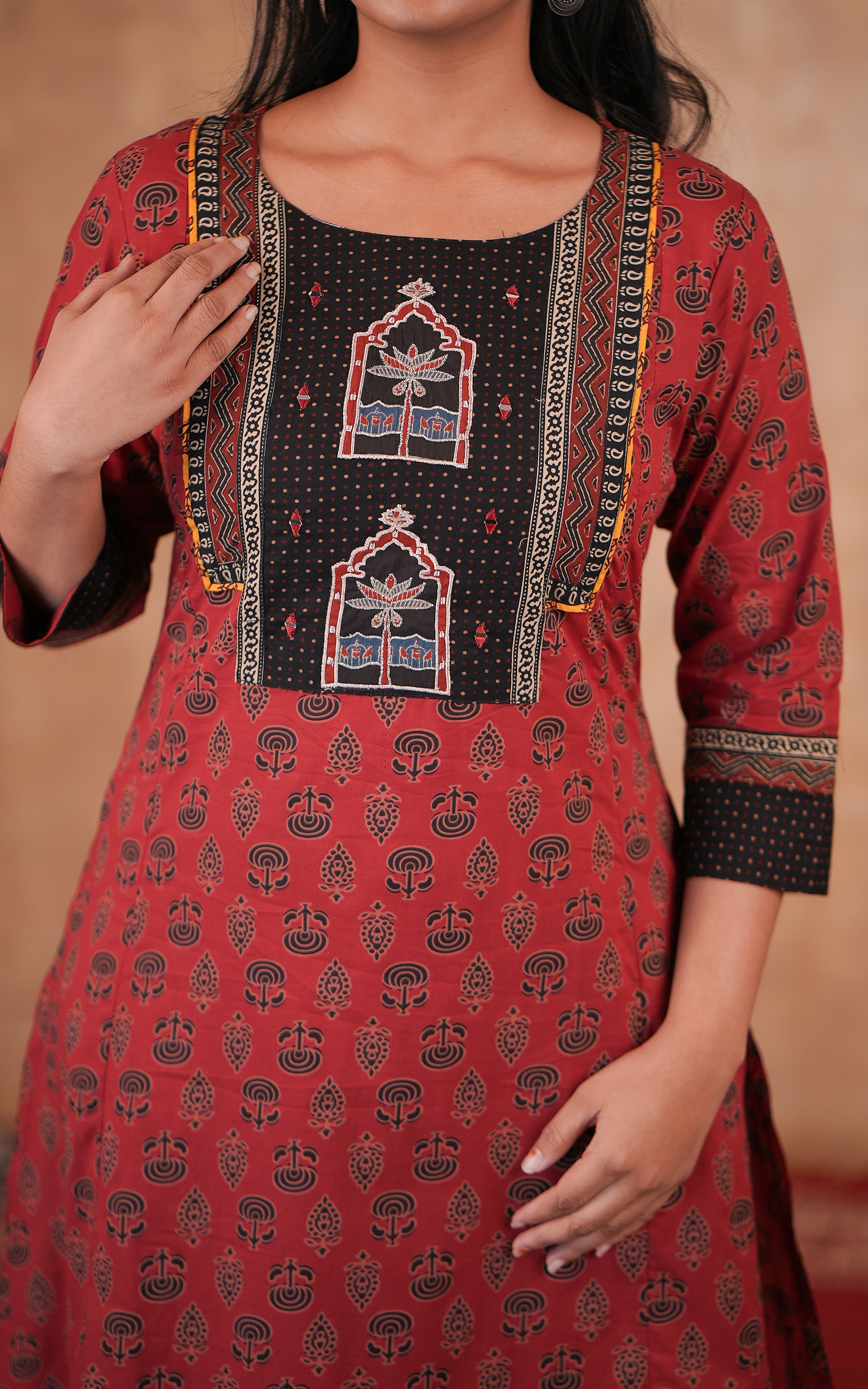 Office wear cotton Aline kurti for women