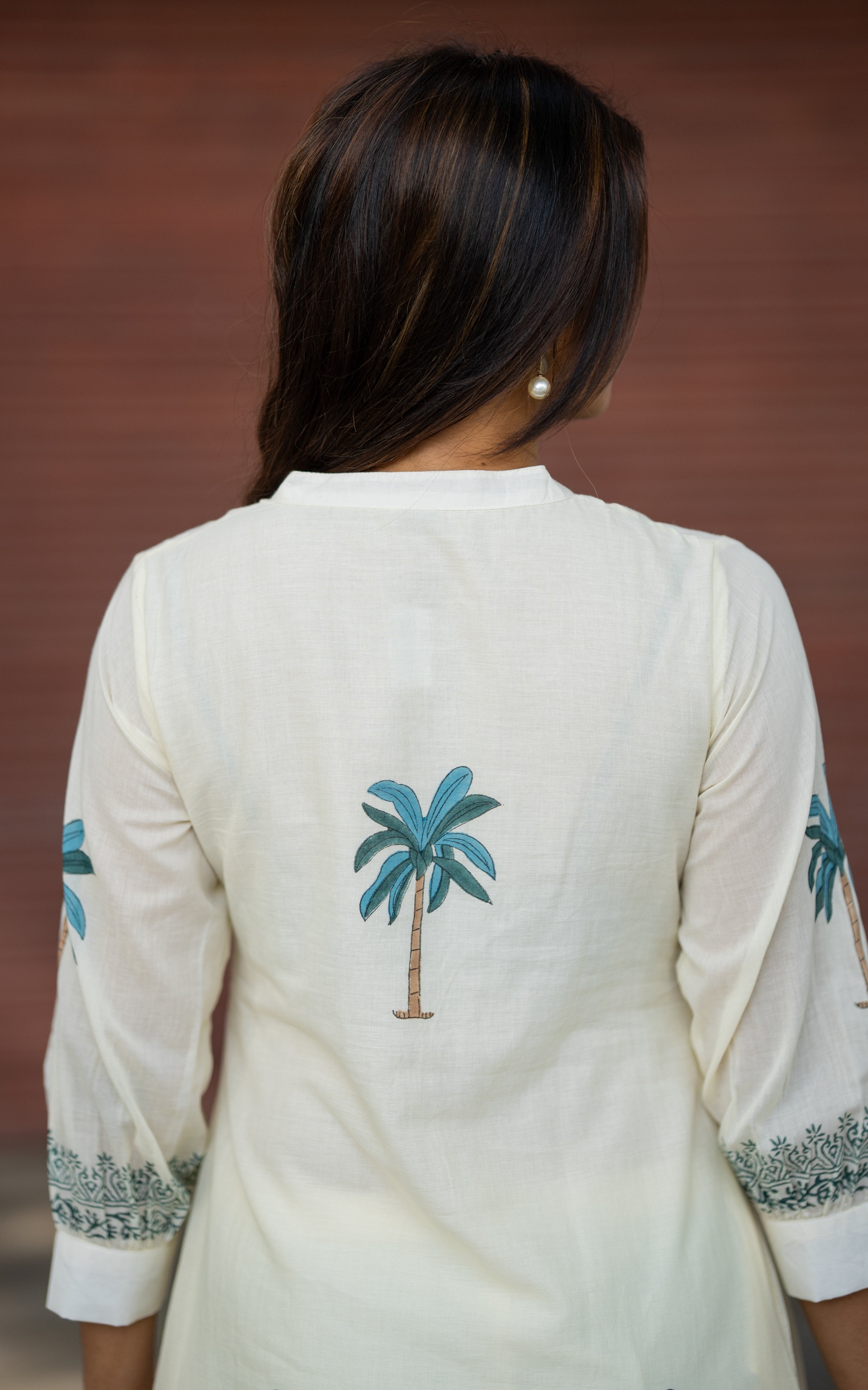 White Beauty B (Kurti+Pant+Dupatta)