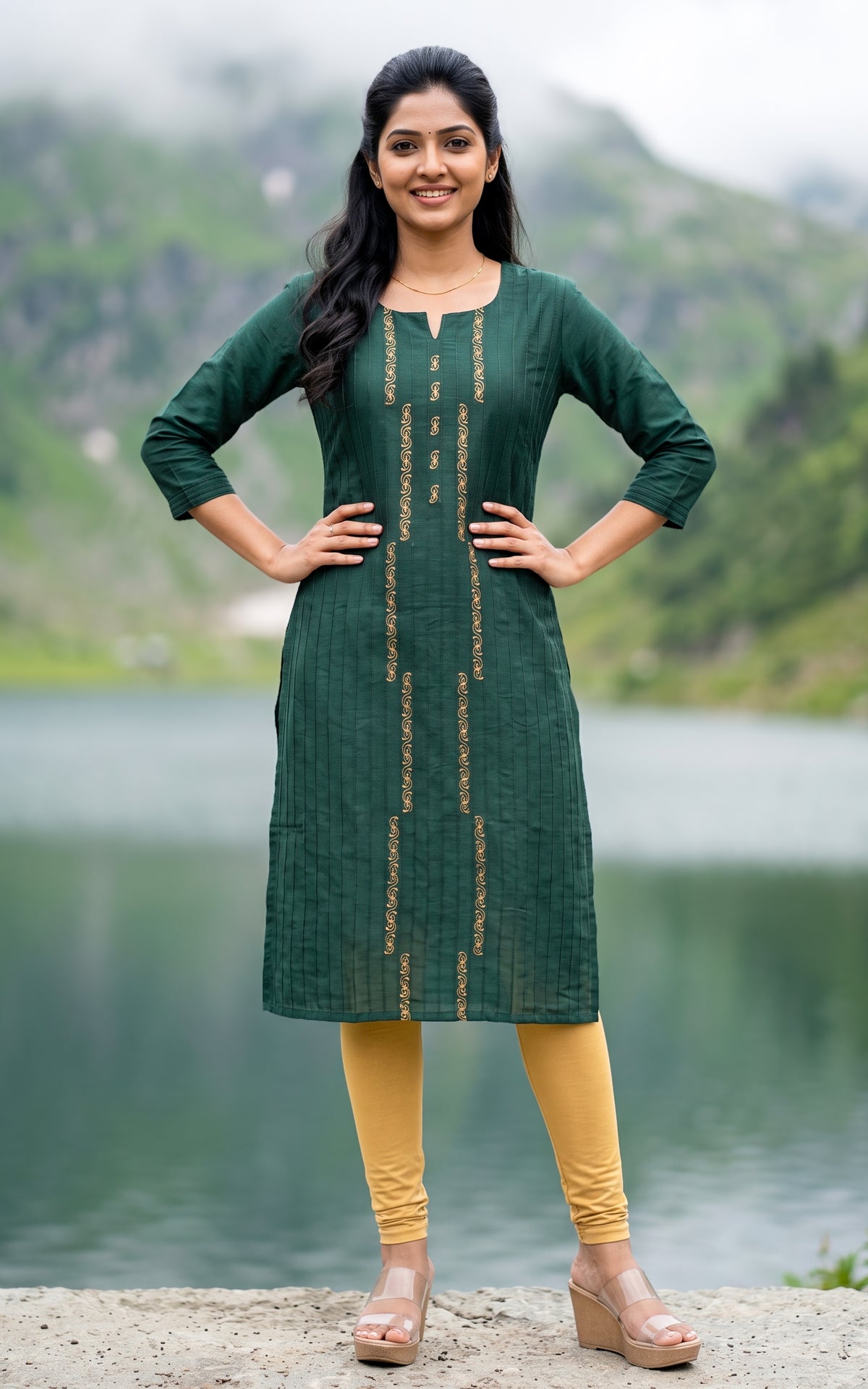 Jovika Dark Green