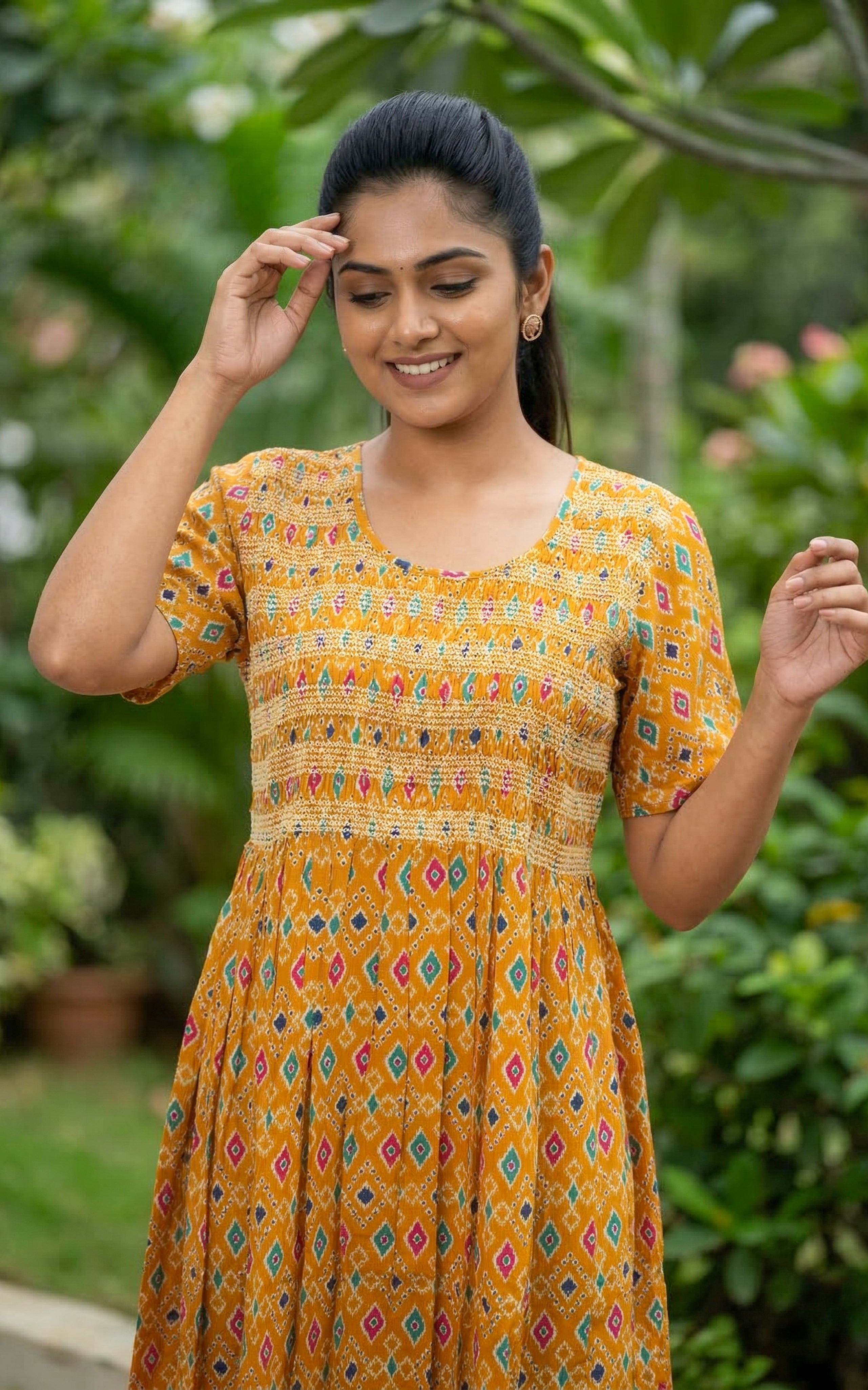 Cotton Straight Fit Nighty-159SS20