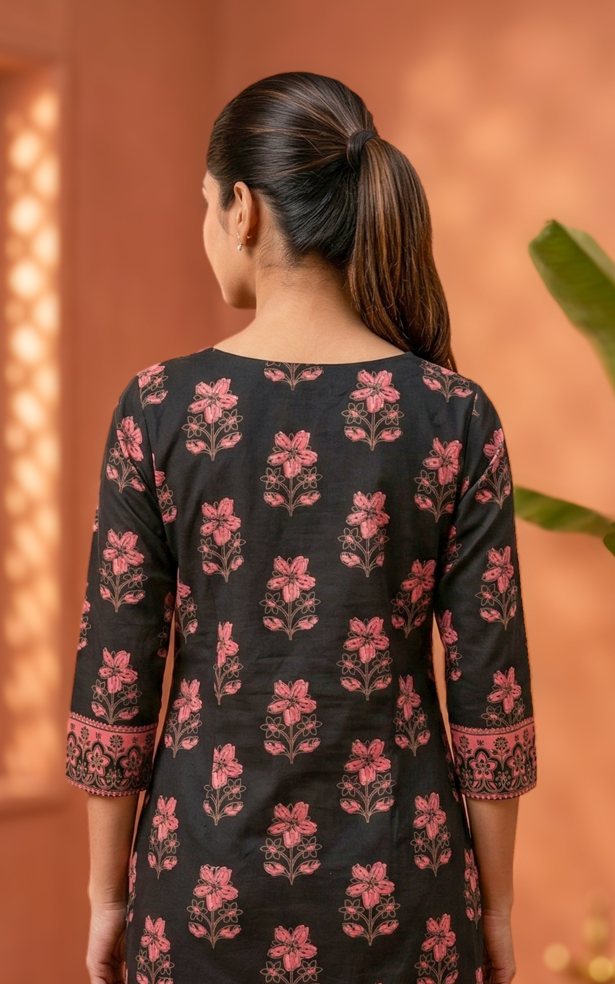 Ramisa Black (Kurti+Pant+Dupatta)