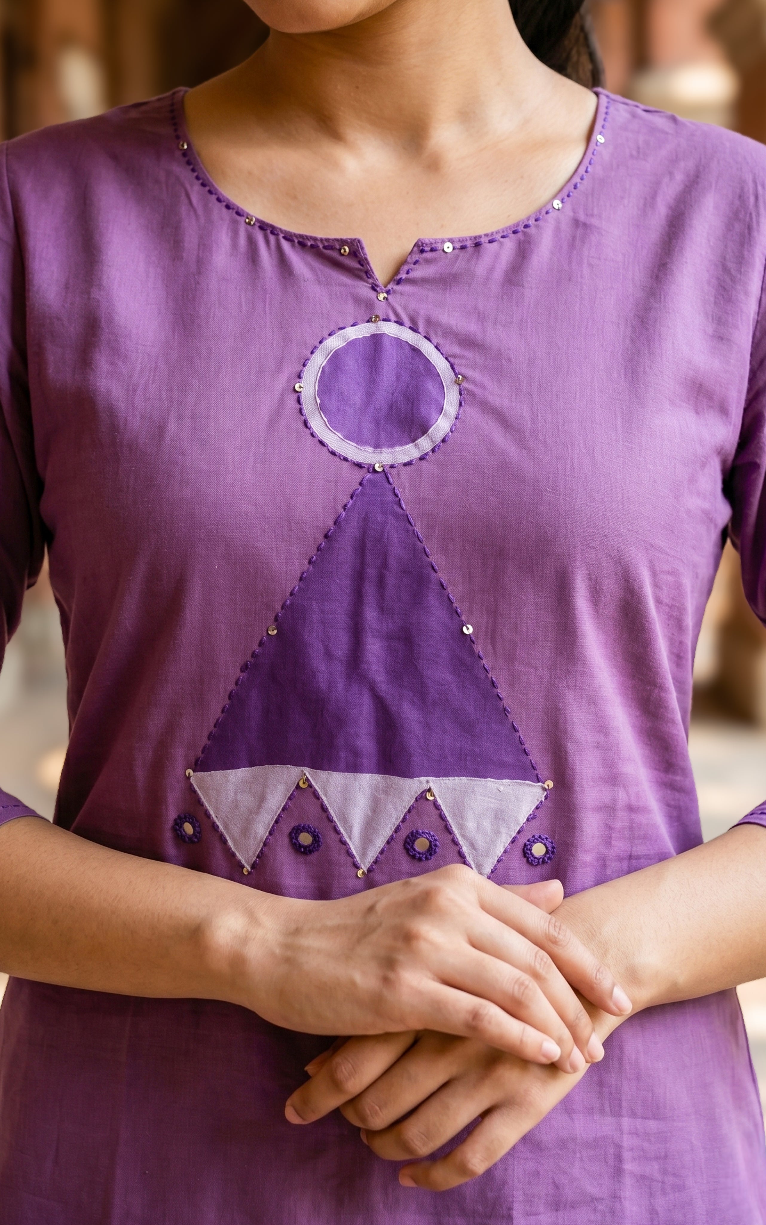 Jeshi Handblock (Kurti+Pant+Dupatta)