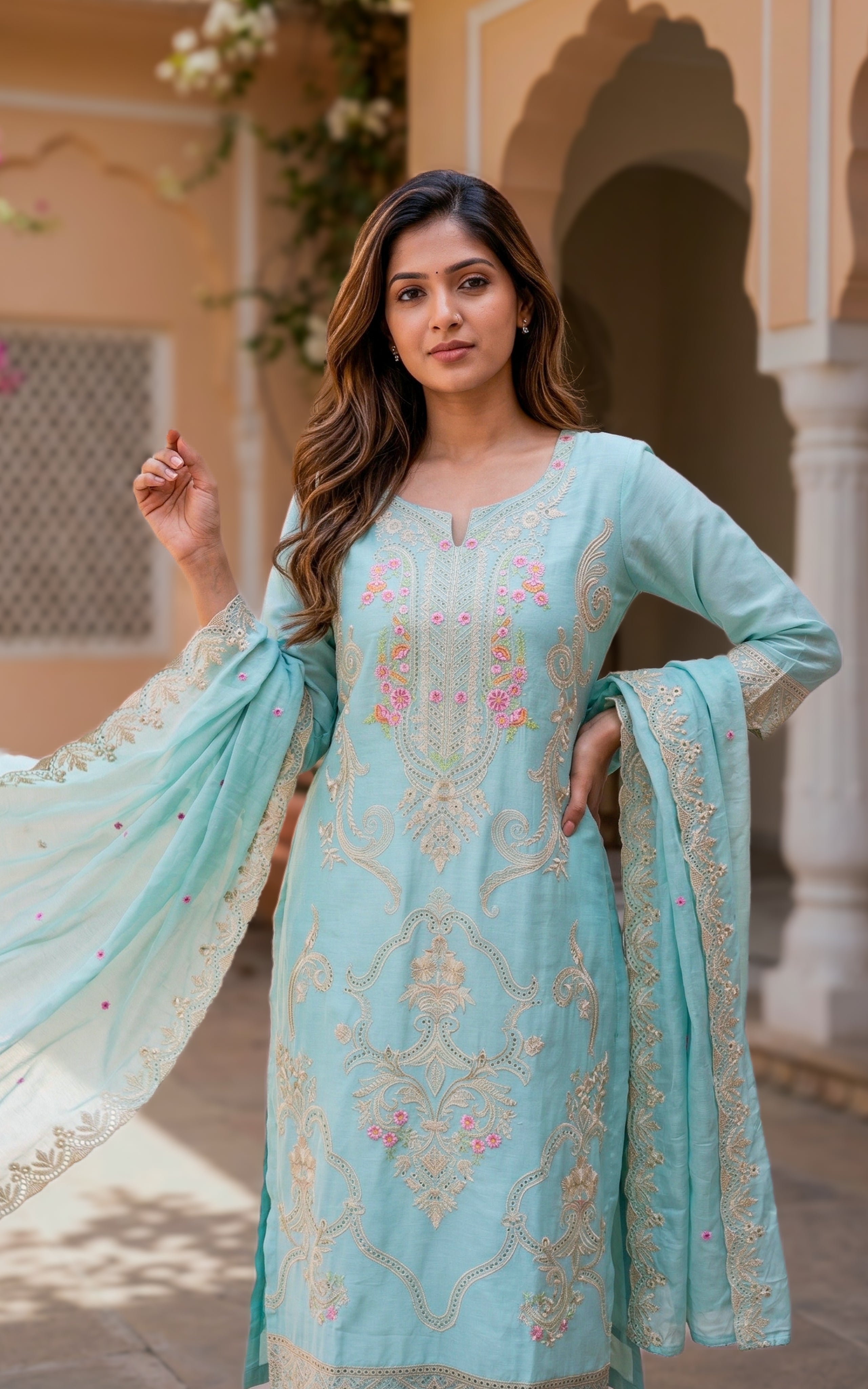 Kavisha (Kurti+Pant+Dupatta)