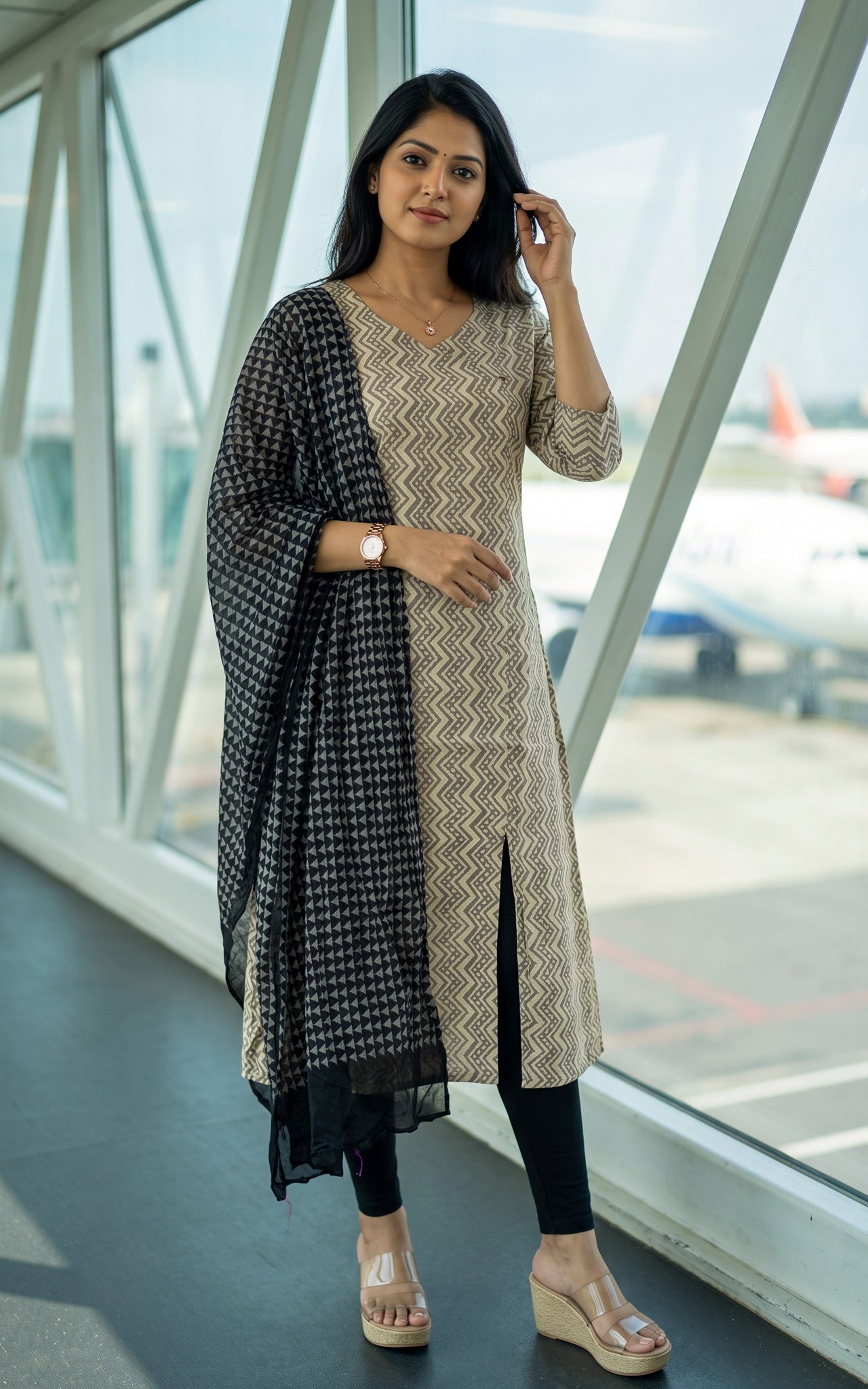 96 Jaanu Climax (Kurti+Dupatta)