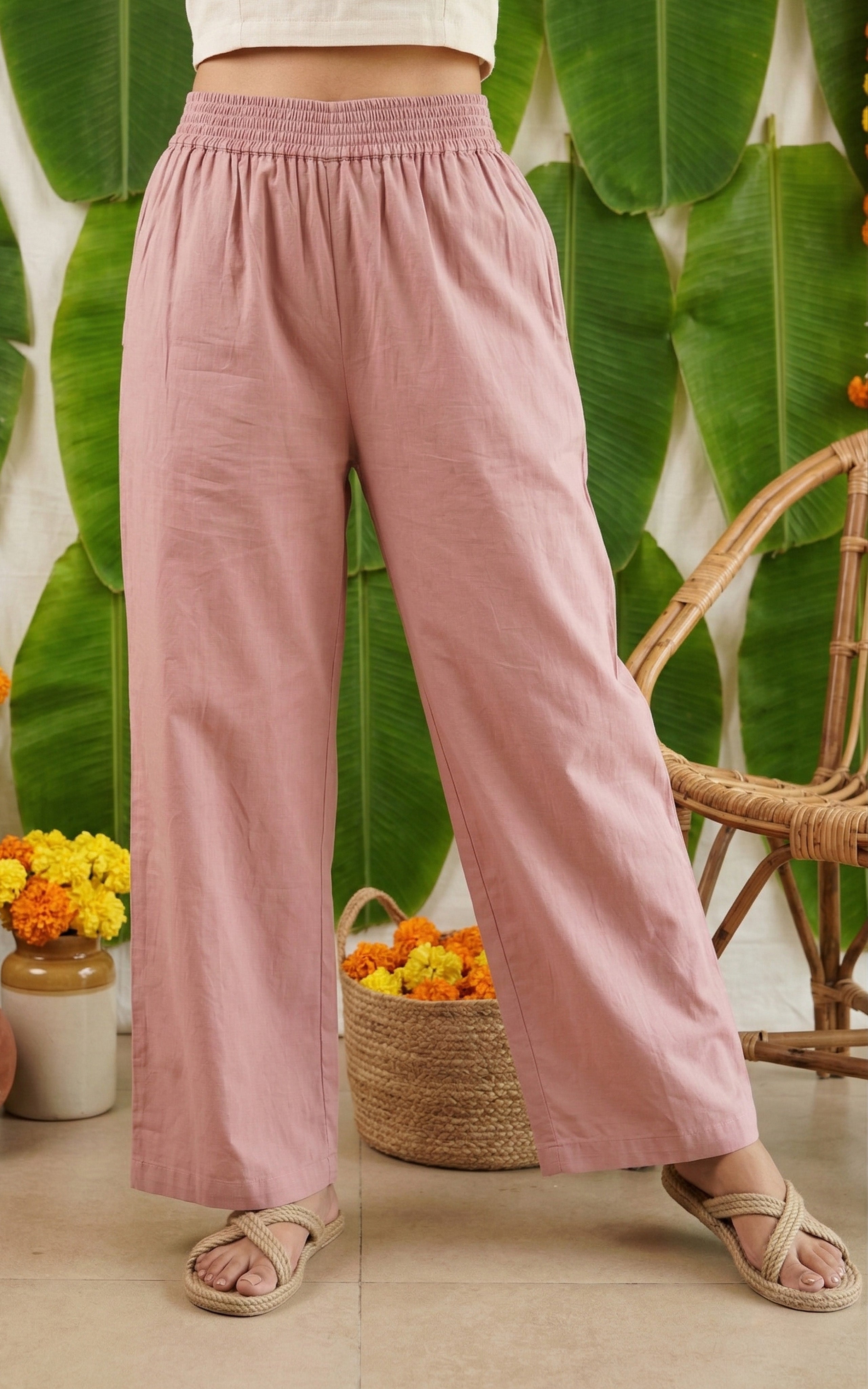 Palazzo Pant Light Mauve