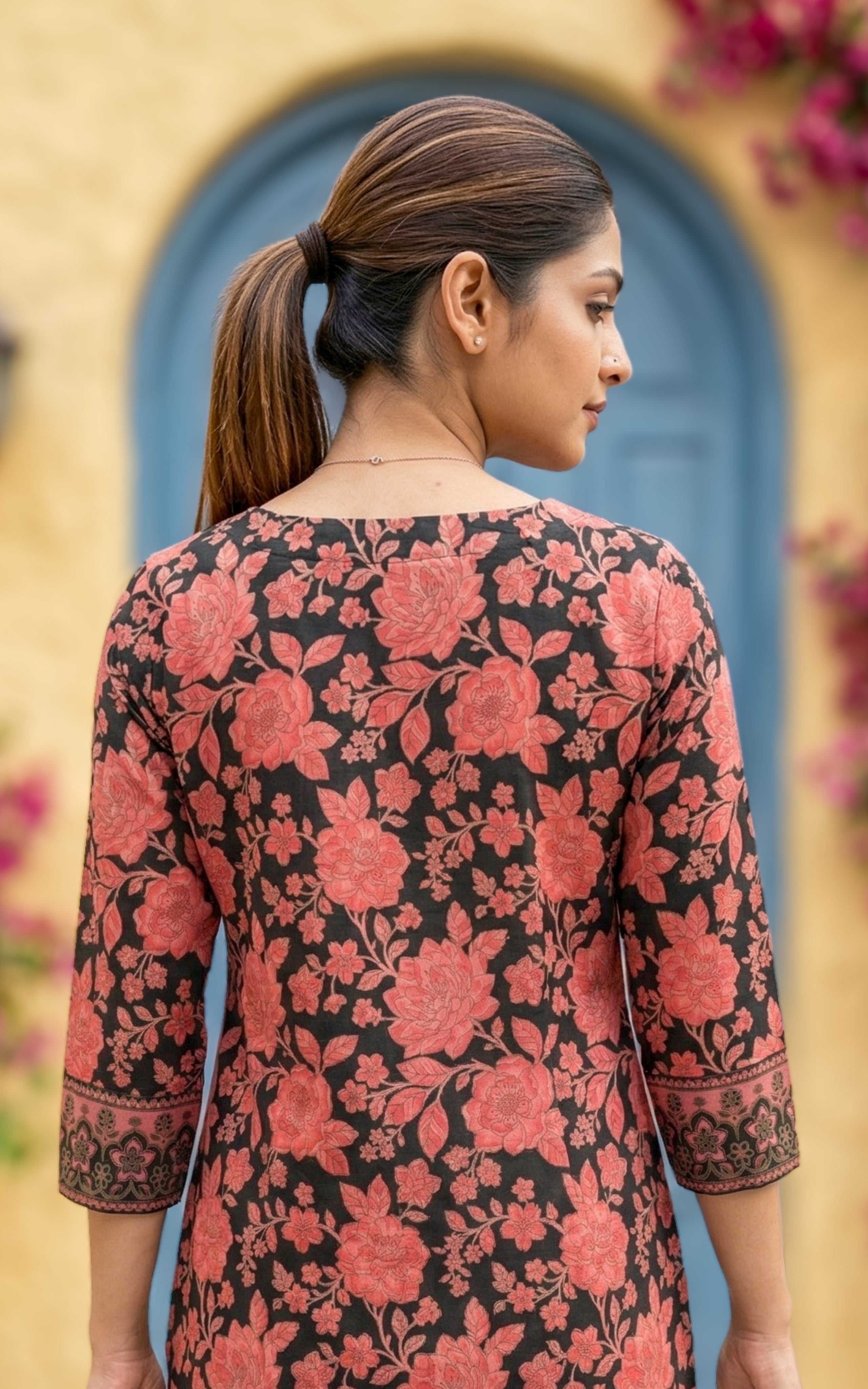 Reshma Black (Kurti+Pant+Dupatta)