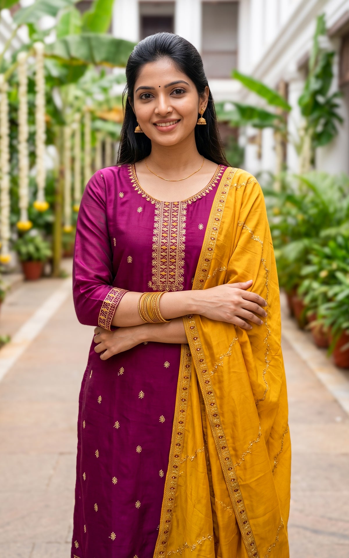 Abhidhya (Kurti+Pant+Dupatta)