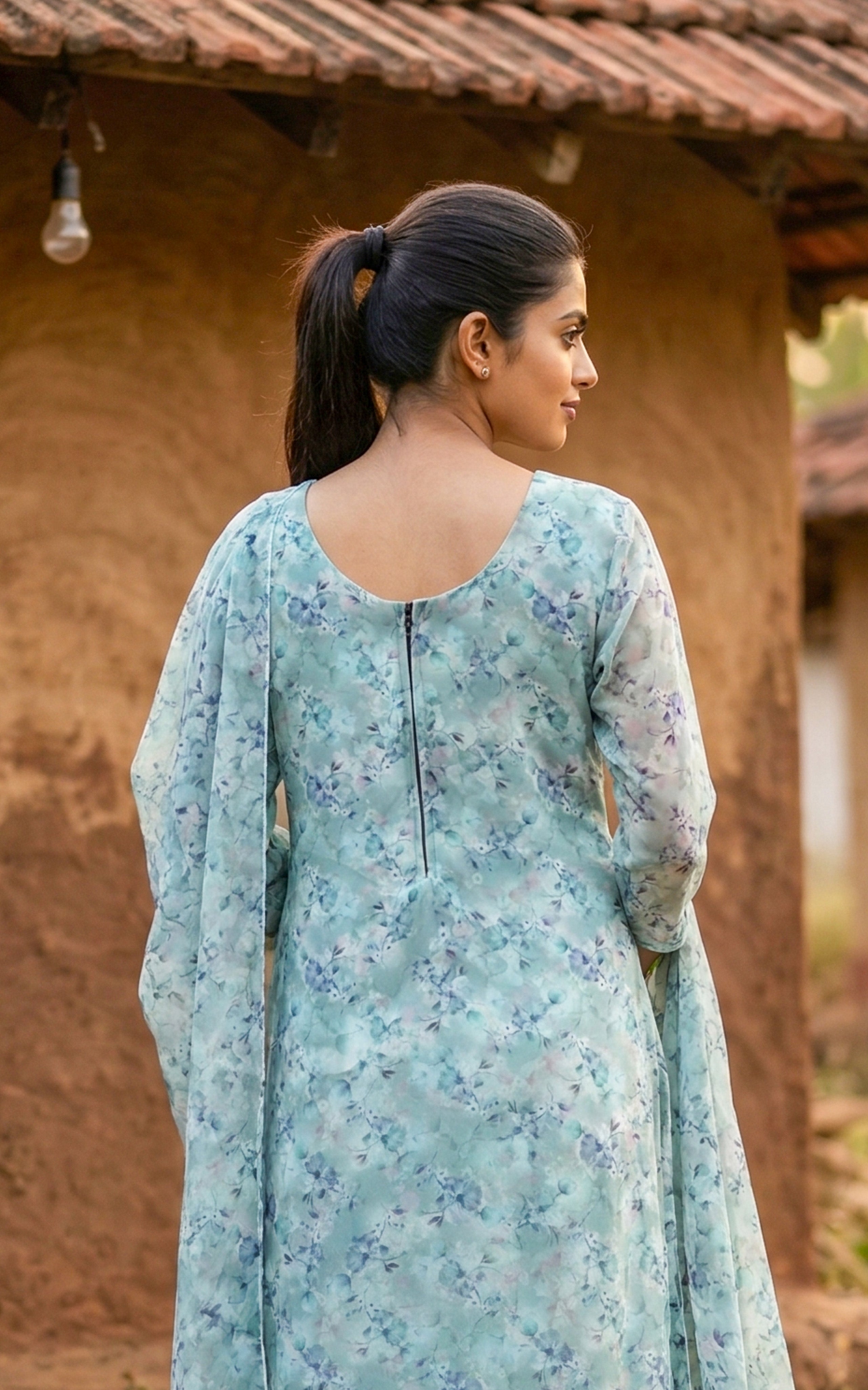 Parthen Rasithen (Kurti+Dupatta) D