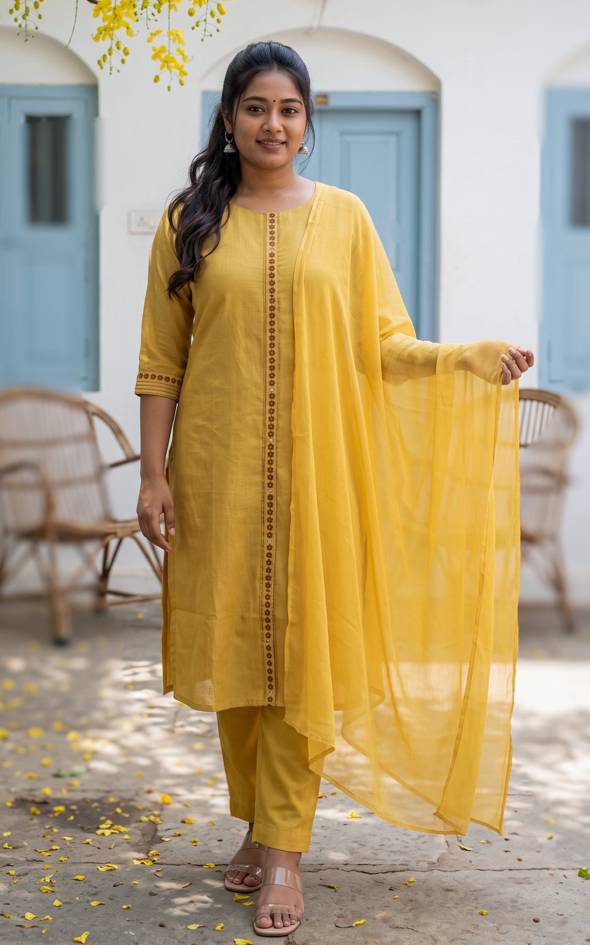 Nayana (Kurti+Pant+Dupatta)