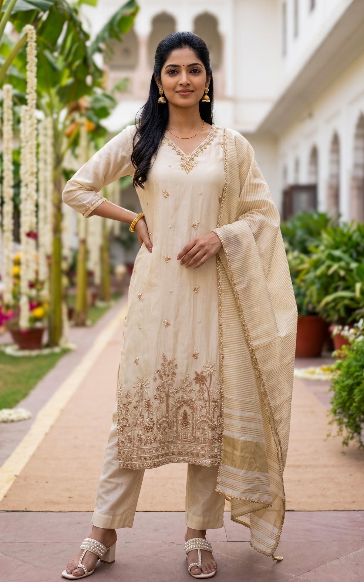 Taahira (Kurti+Pant+Dupatta)